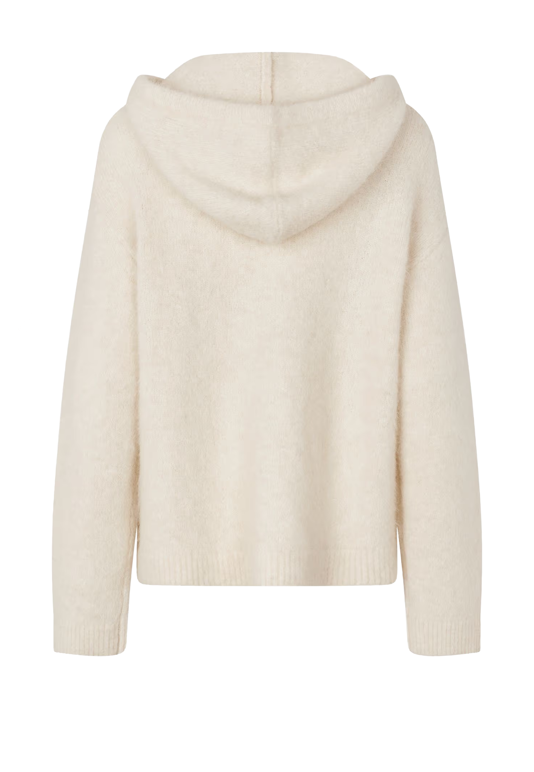 Sajeanne Alpaca Hættetrøje | Klar Creme