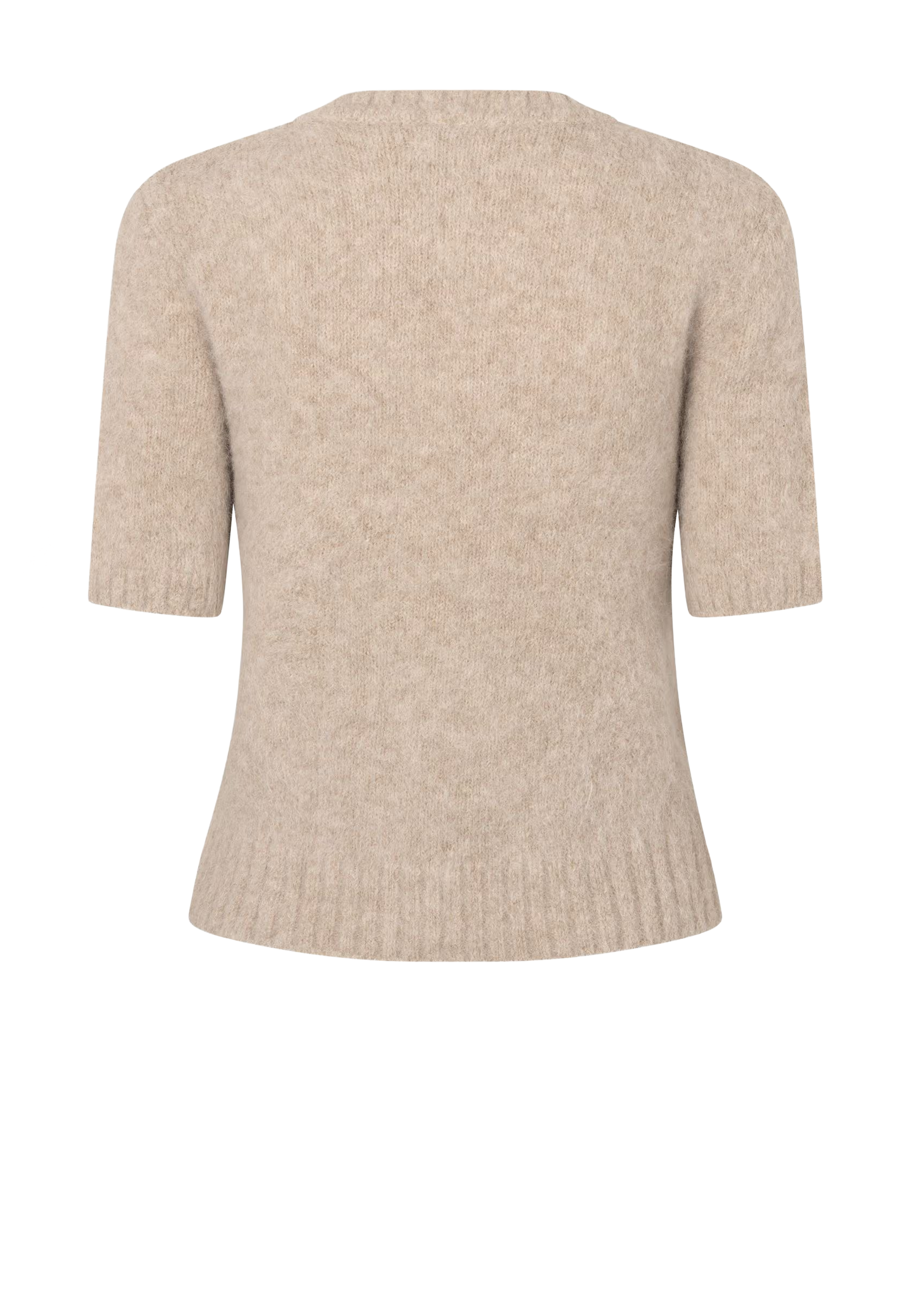 Sajeanne Alpaka Kurzarm Pullover | Blush