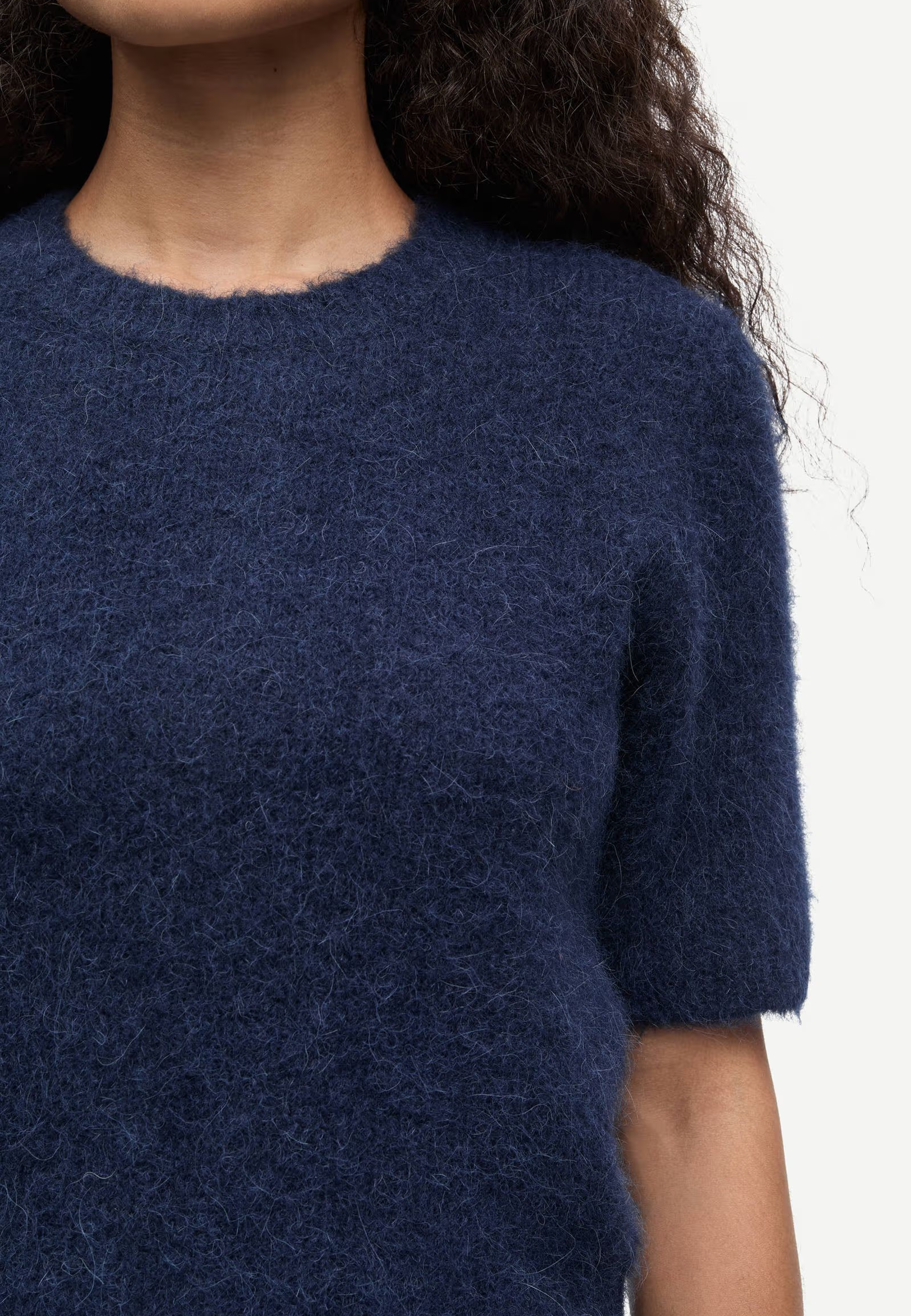 Sajeanne Alpaka Kurzarm Pullover | Salute