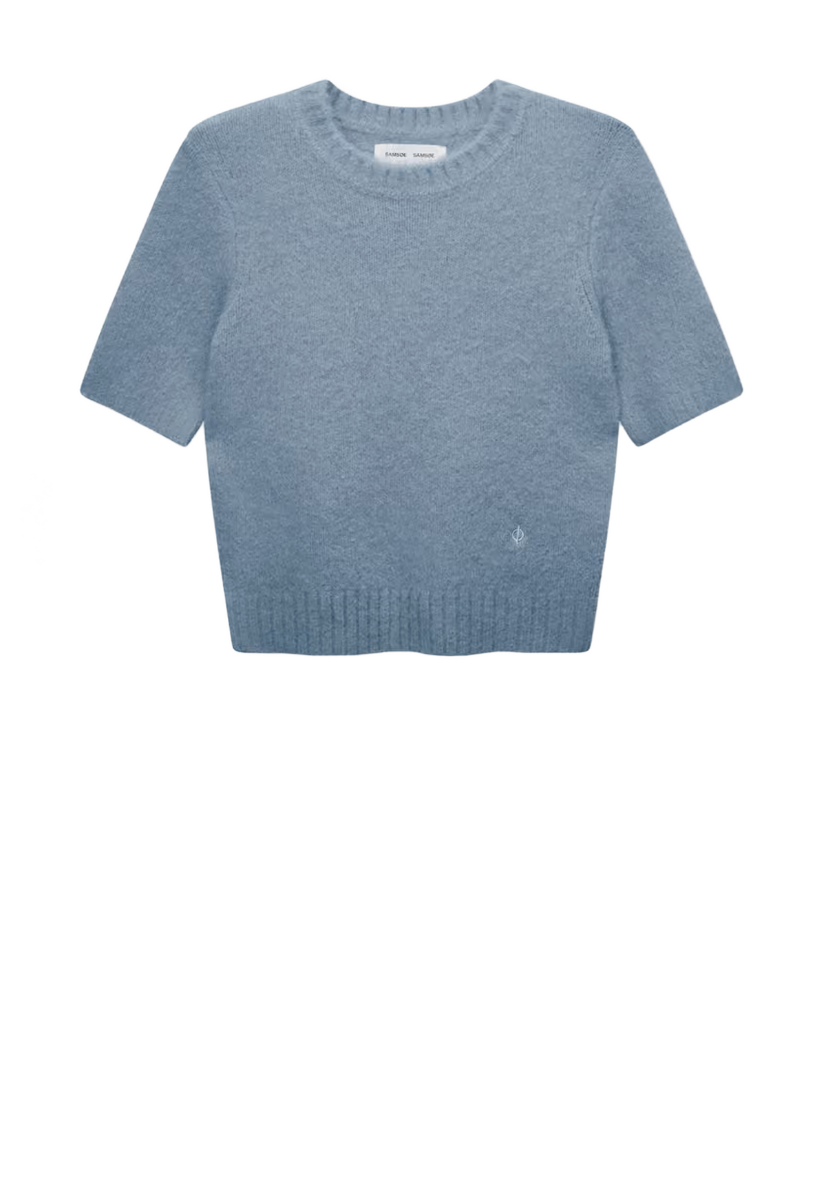 Sajeanne Alpaka T-Shirt Pullover | Dusty Blue