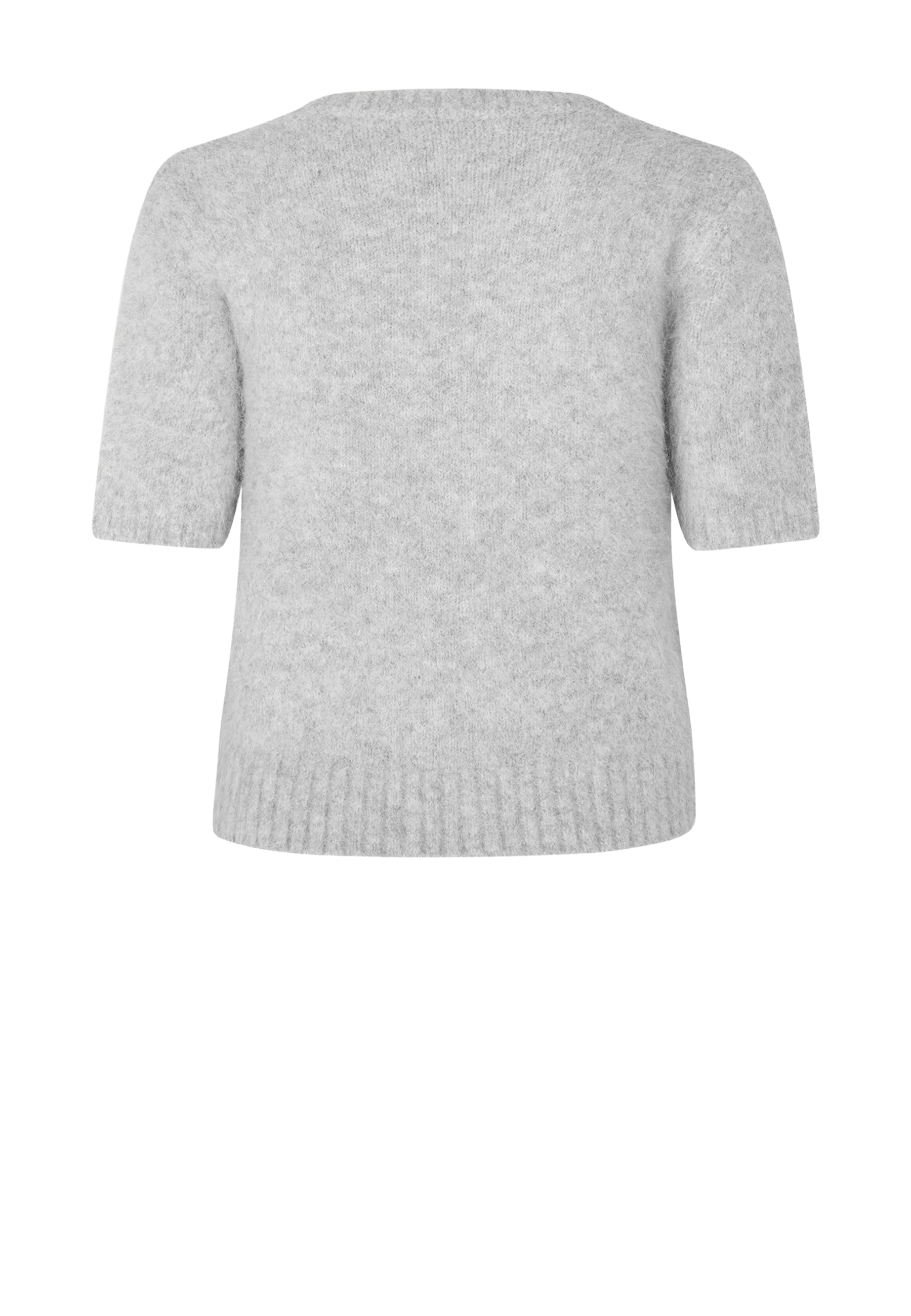 Sajeanne Alpaca T-shirt | Lysegrå Melange