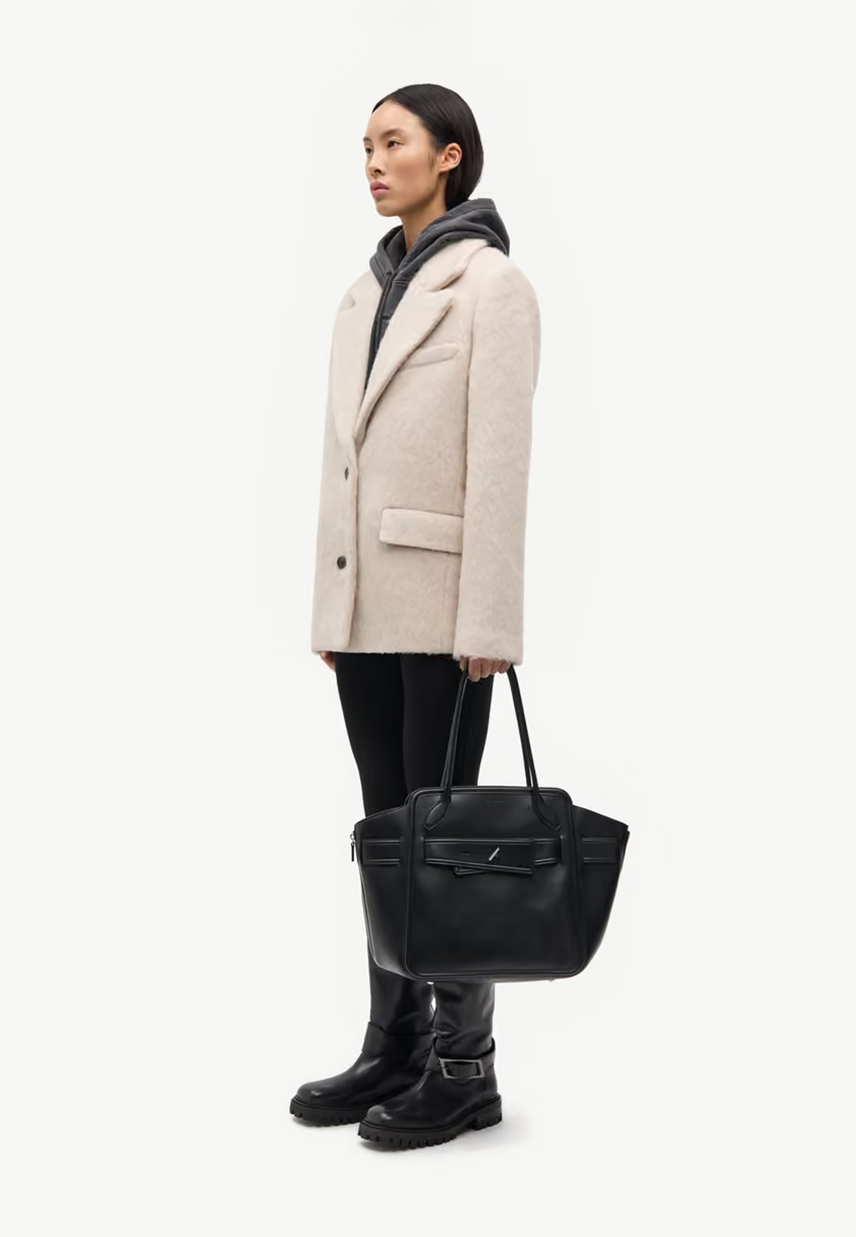 Sajills Woll/Alpaka Jacke | Blush