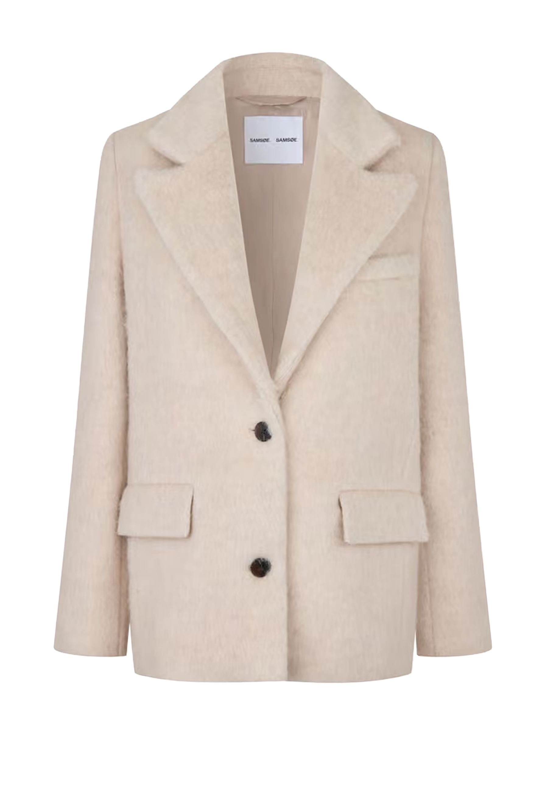 Sajills Woll/Alpaka Jacke | Blush