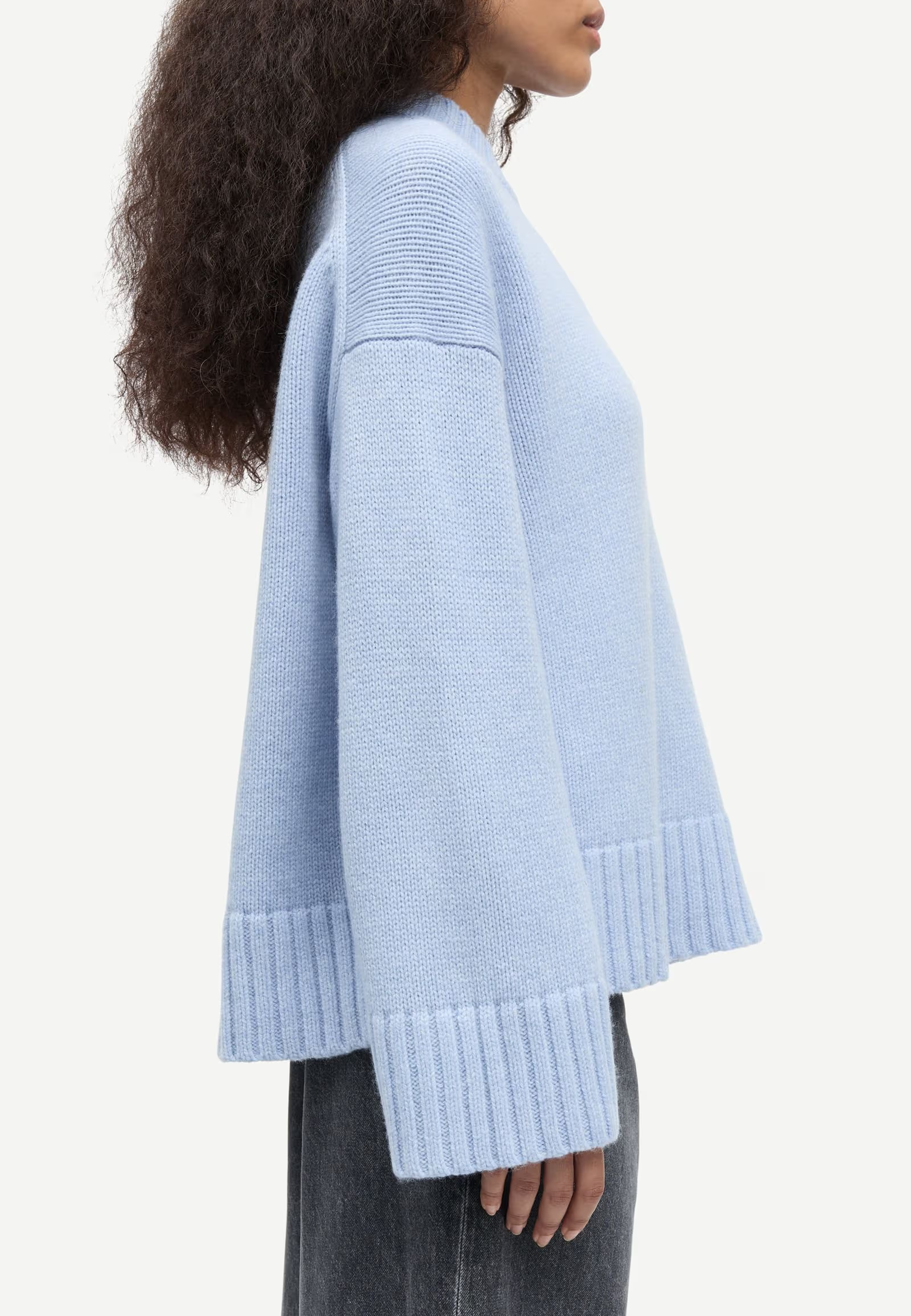 Sakeiku Oversized Pullover | Cashmere Blue
