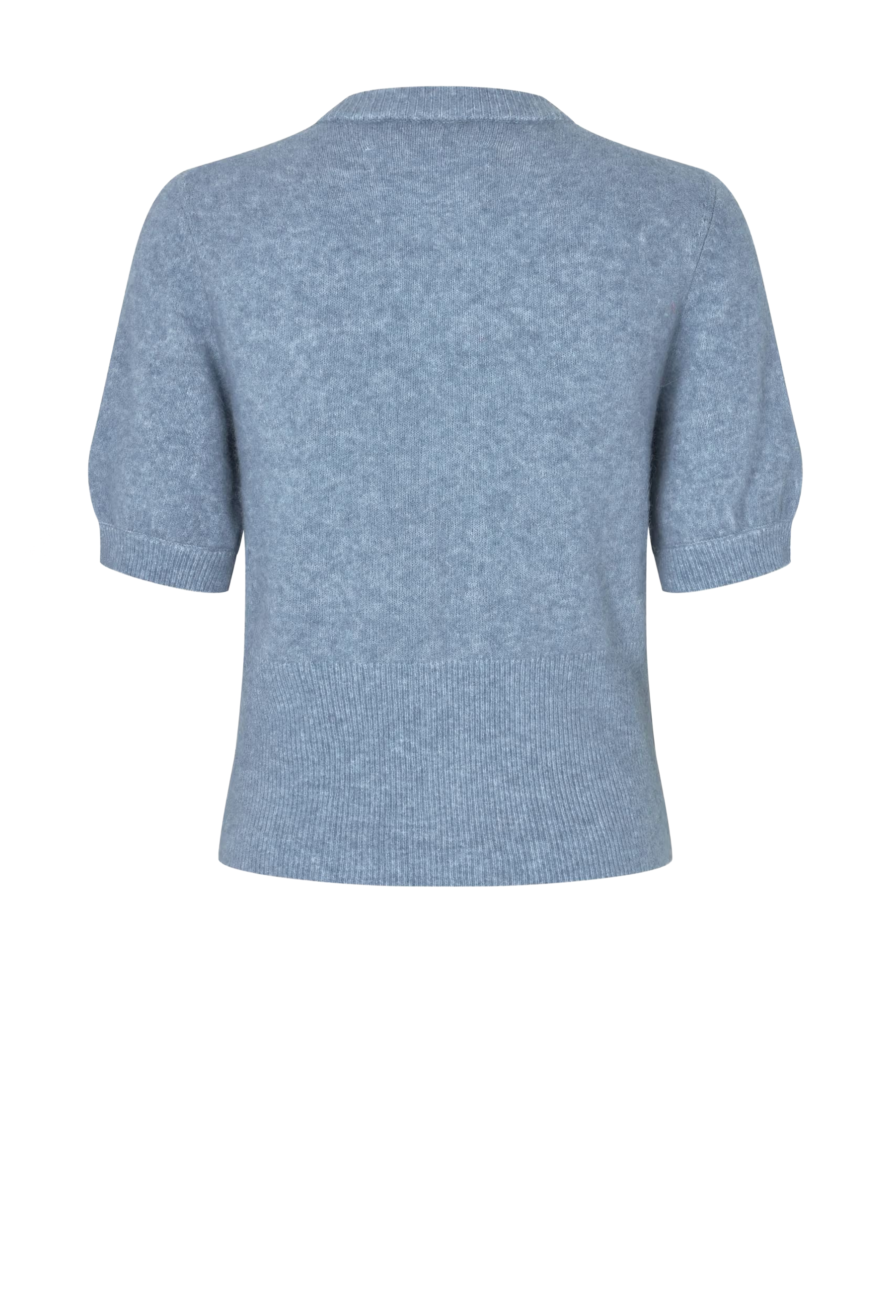 Salora Kurzarm Alpaka Cardigan | Blue