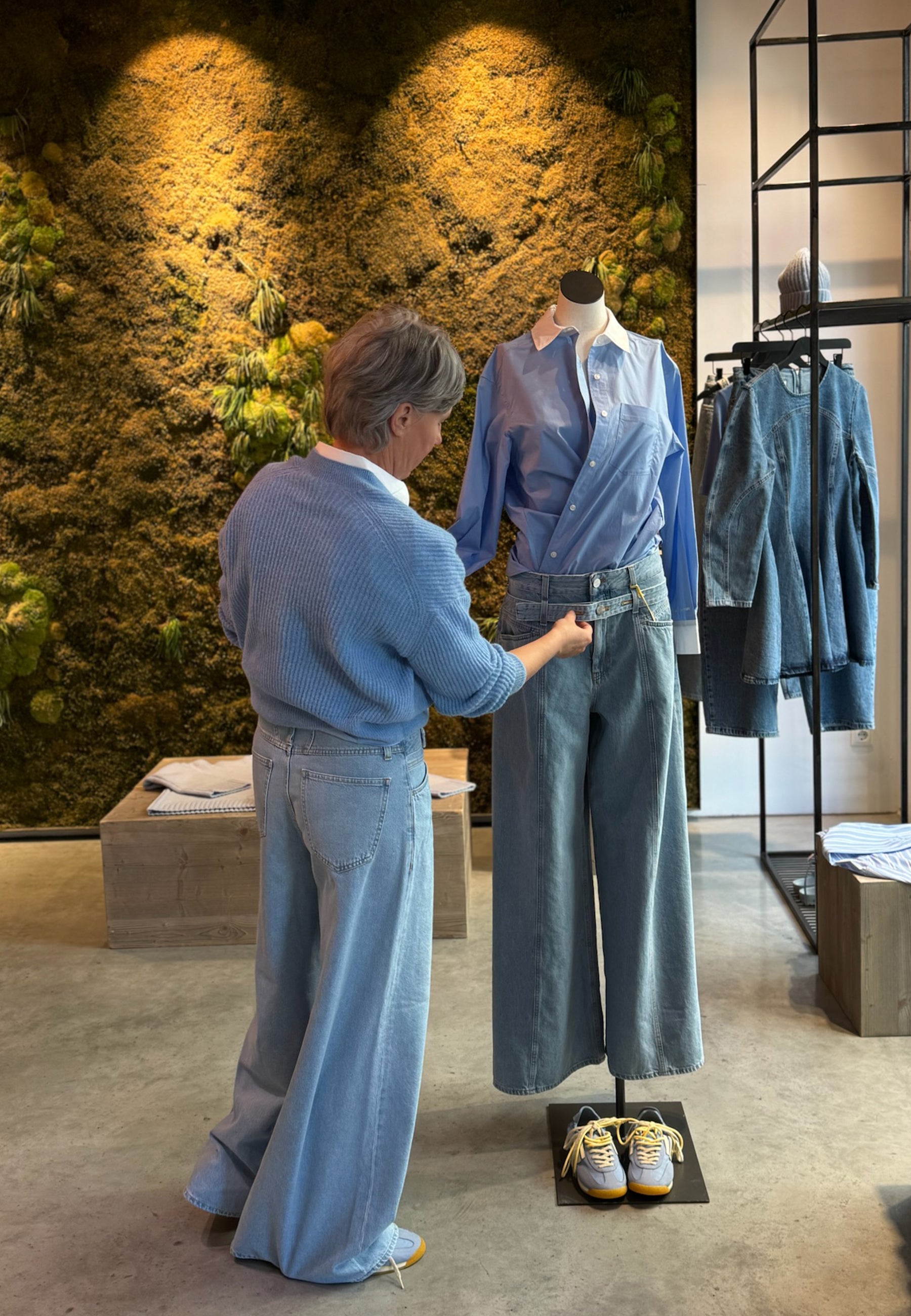 Salove Oversized Pocket Blouse | Bel Air Blue