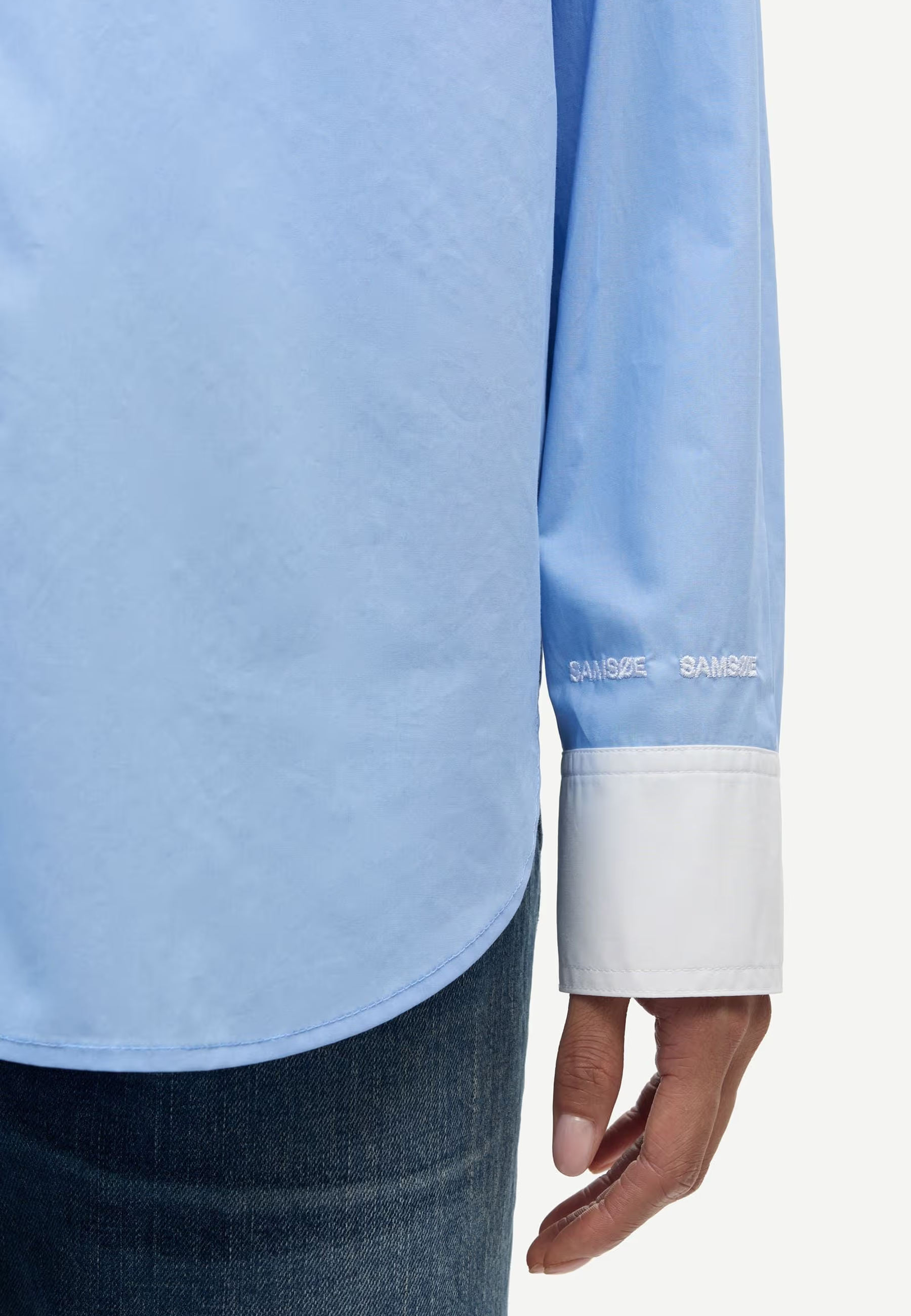 Salove Oversized Pocket Blouse | Bel Air Blue