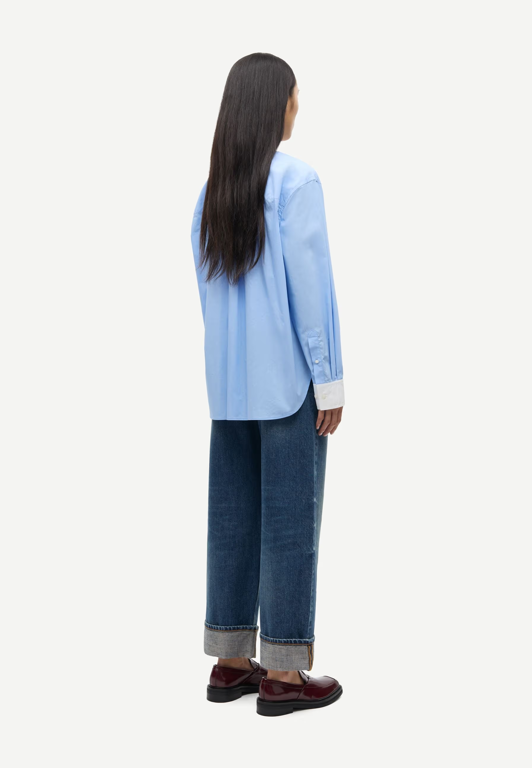 Salove Oversized Pocket Blouse | Bel Air Blue