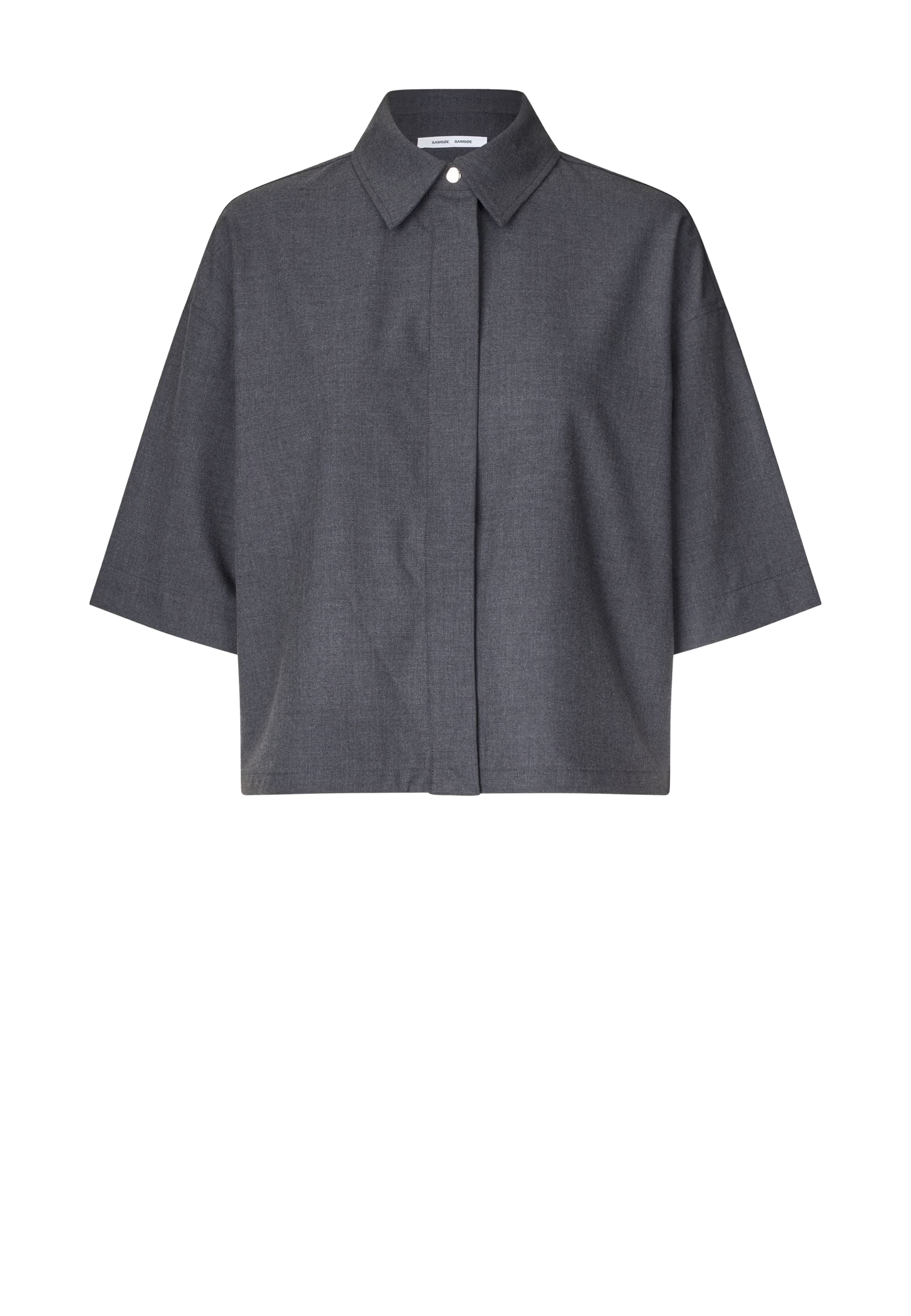Salulu Kurzarm Bluse | Ombre Blue