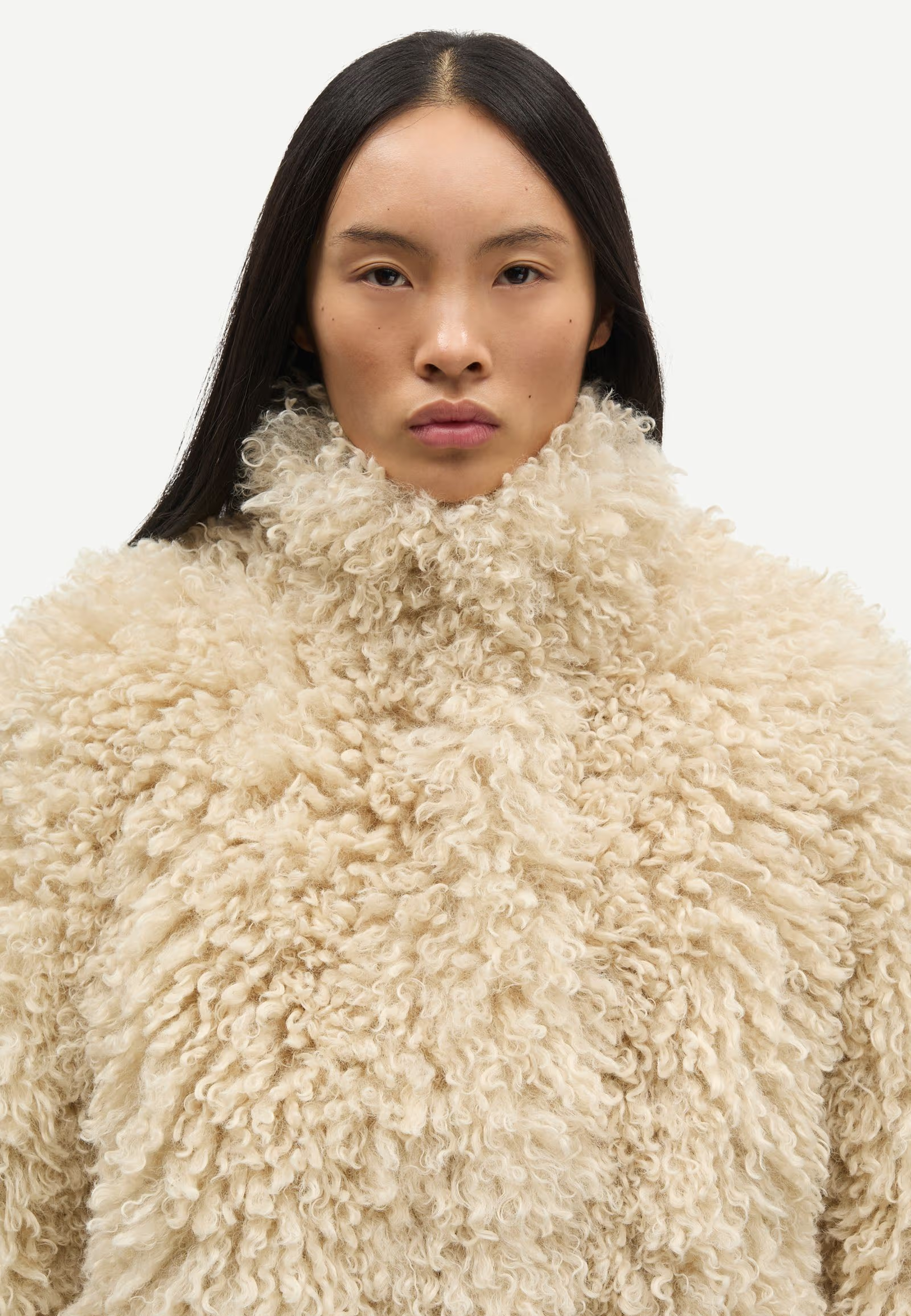 Samedda Fake Fur Bomberjacke | Pumice Stone