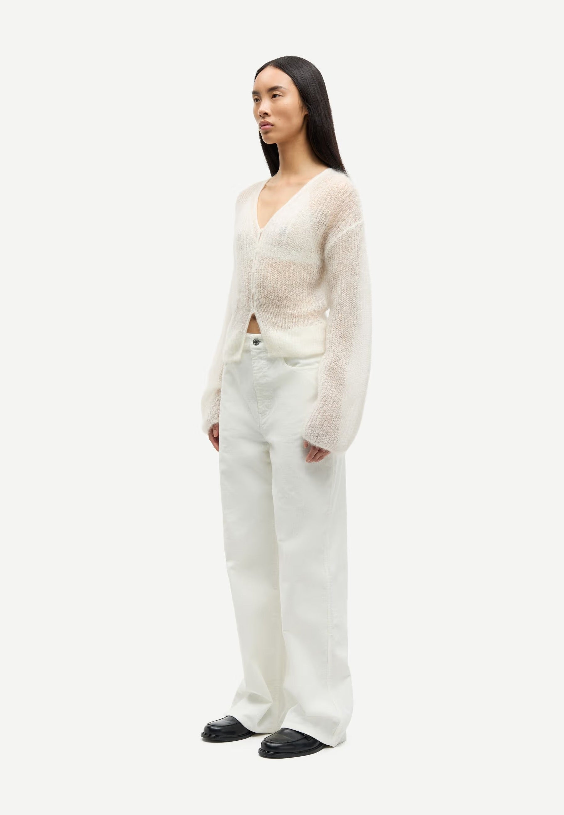 Sapoppie Mohair Cardigan | Klar Creme