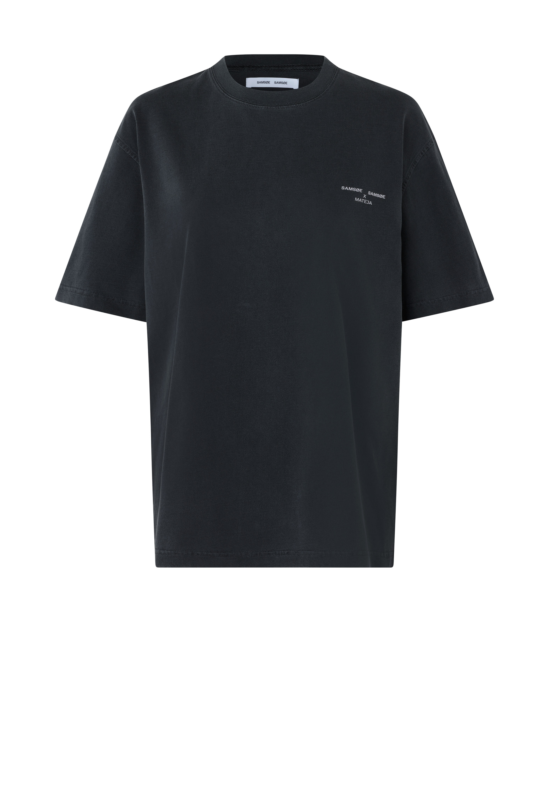 Saragnar Oversized T-shirt | Sort skrift