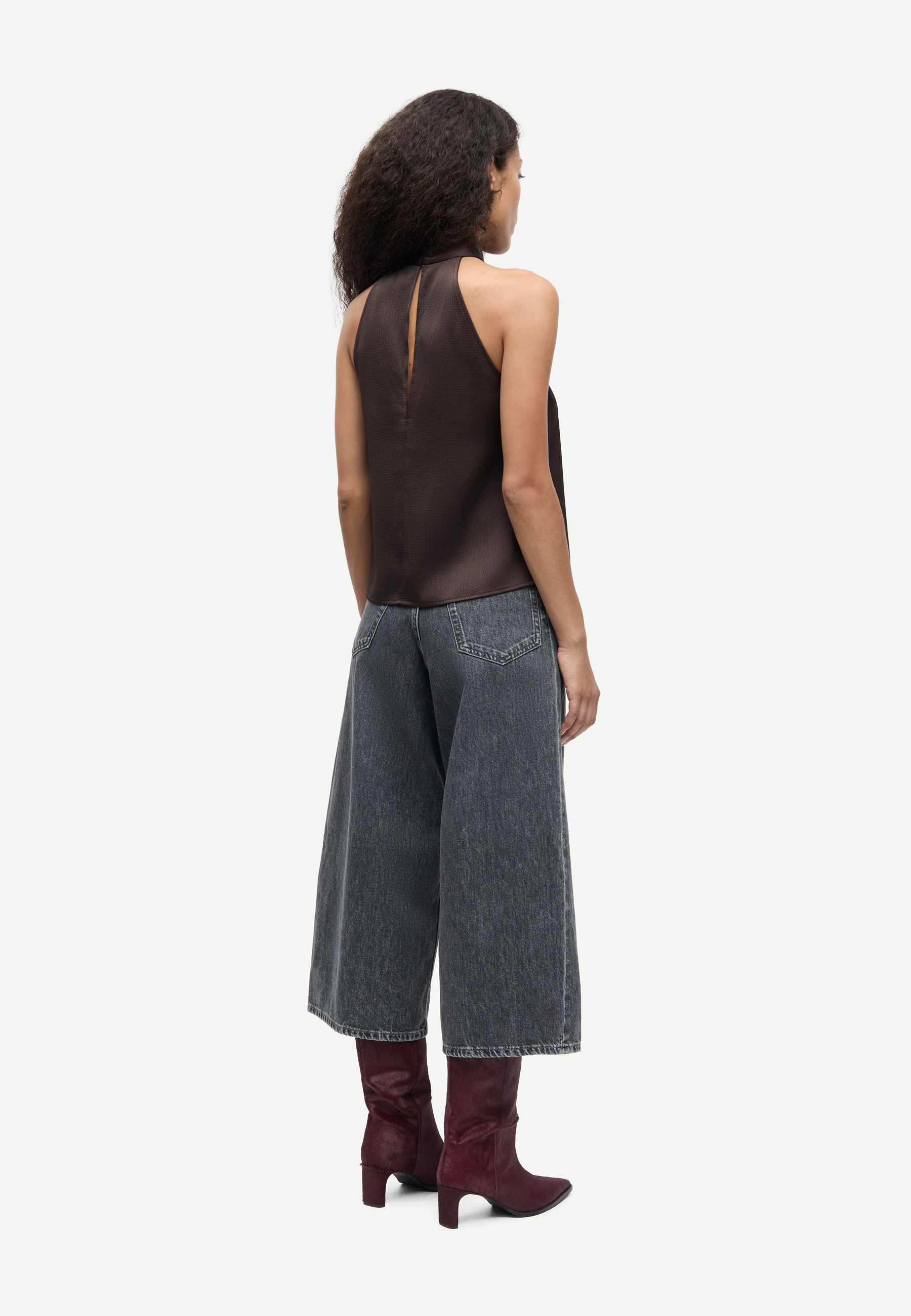 Sarheos Top | Sort Kaffe