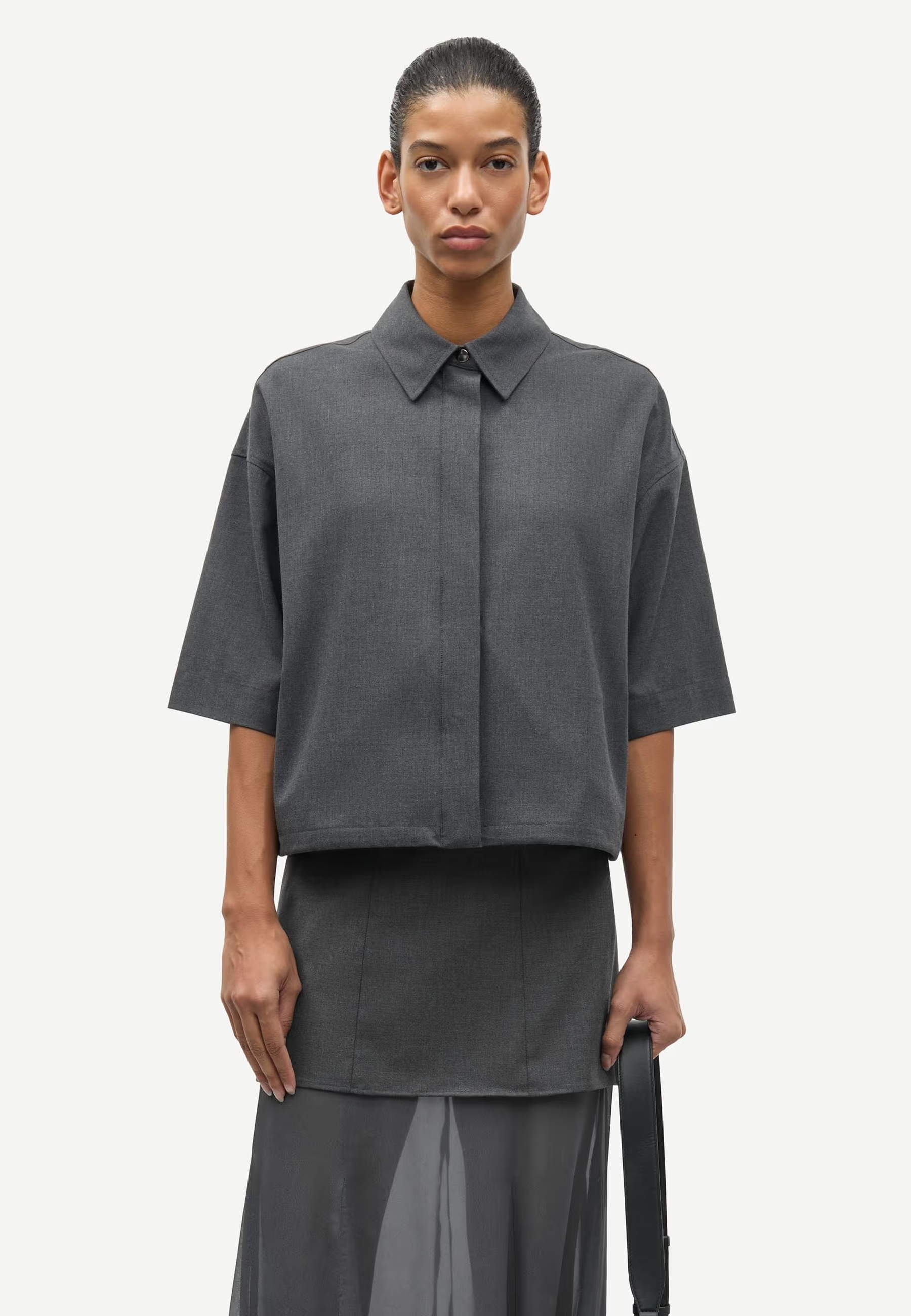 Sarima Transparenter Rock | Ombre Blue