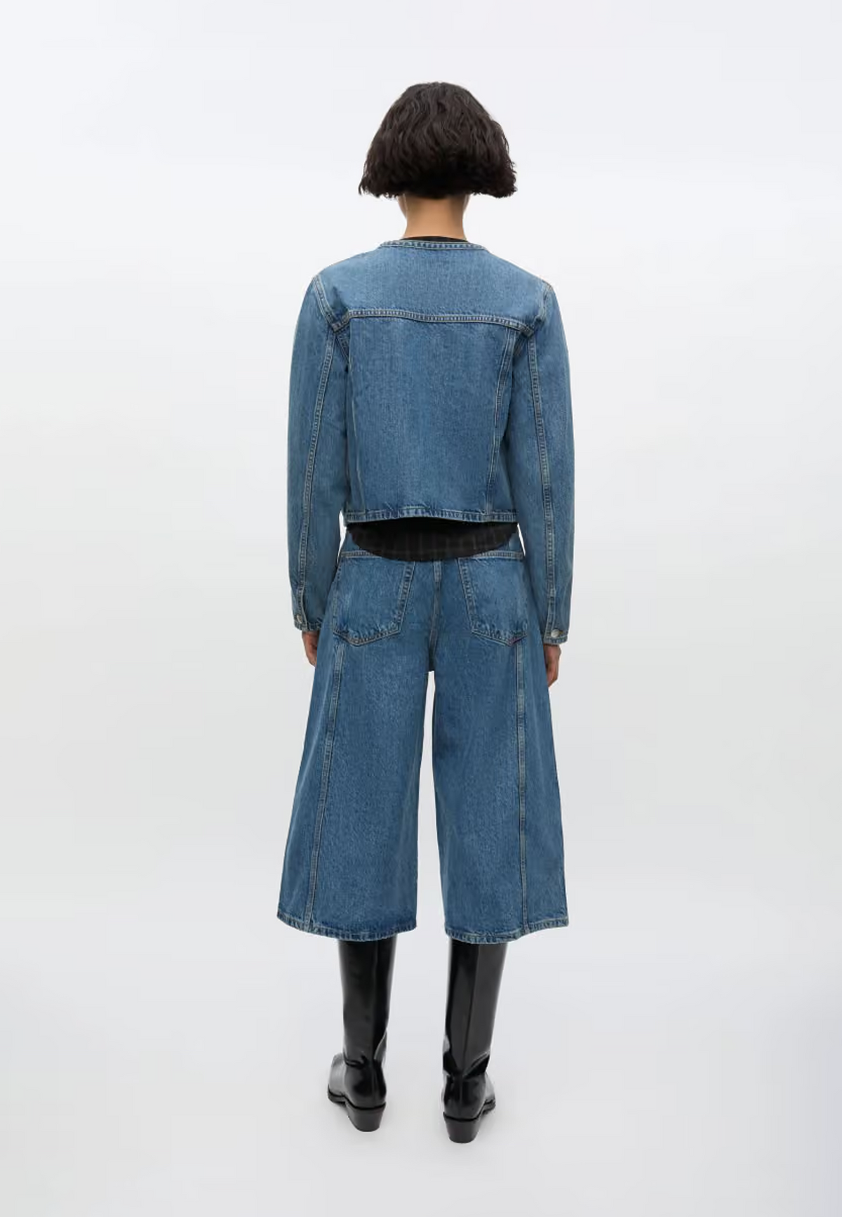 Sashelby Culotte Jeans | Sephia Blue