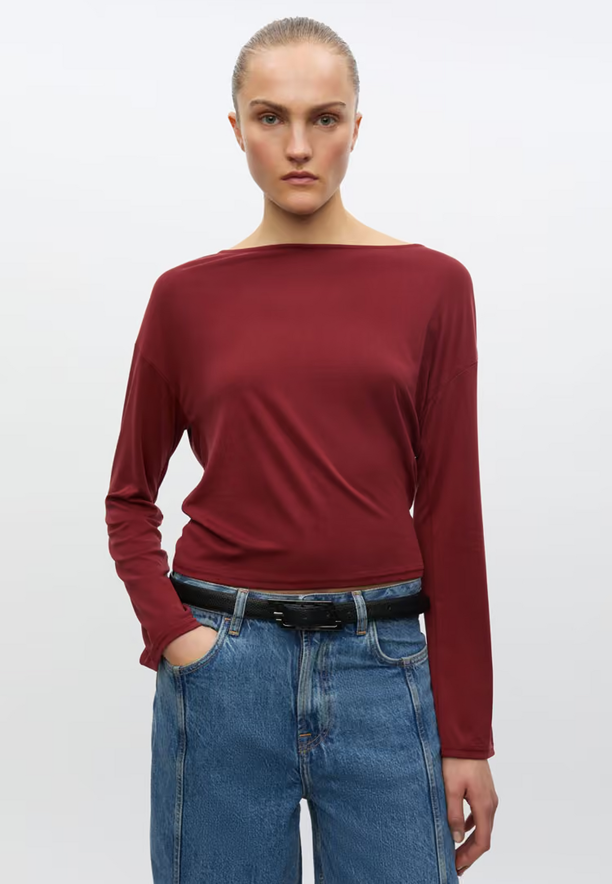 Sasue Longsleeve | Washed Syrah