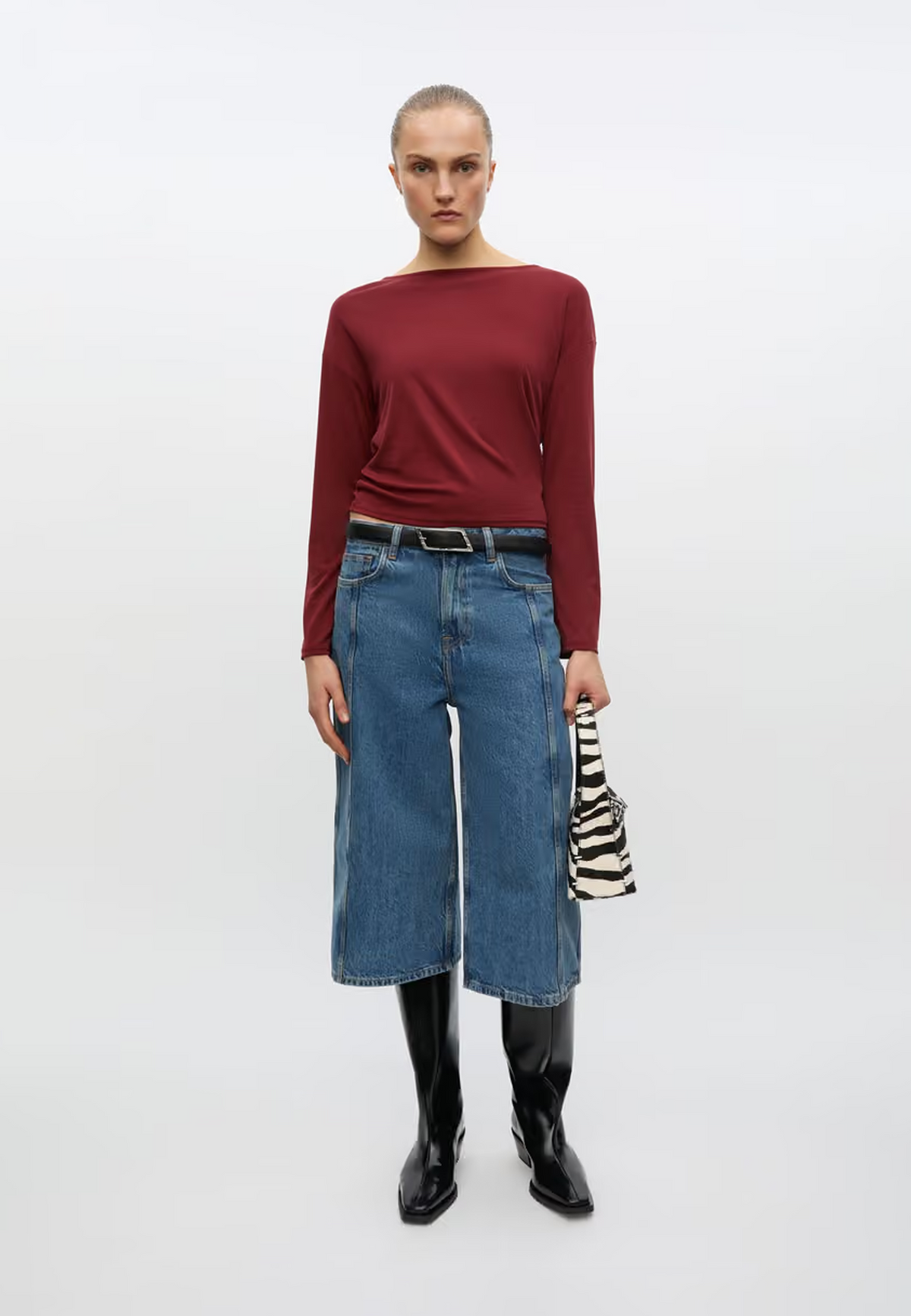 Sasue Longsleeve | Washed Syrah