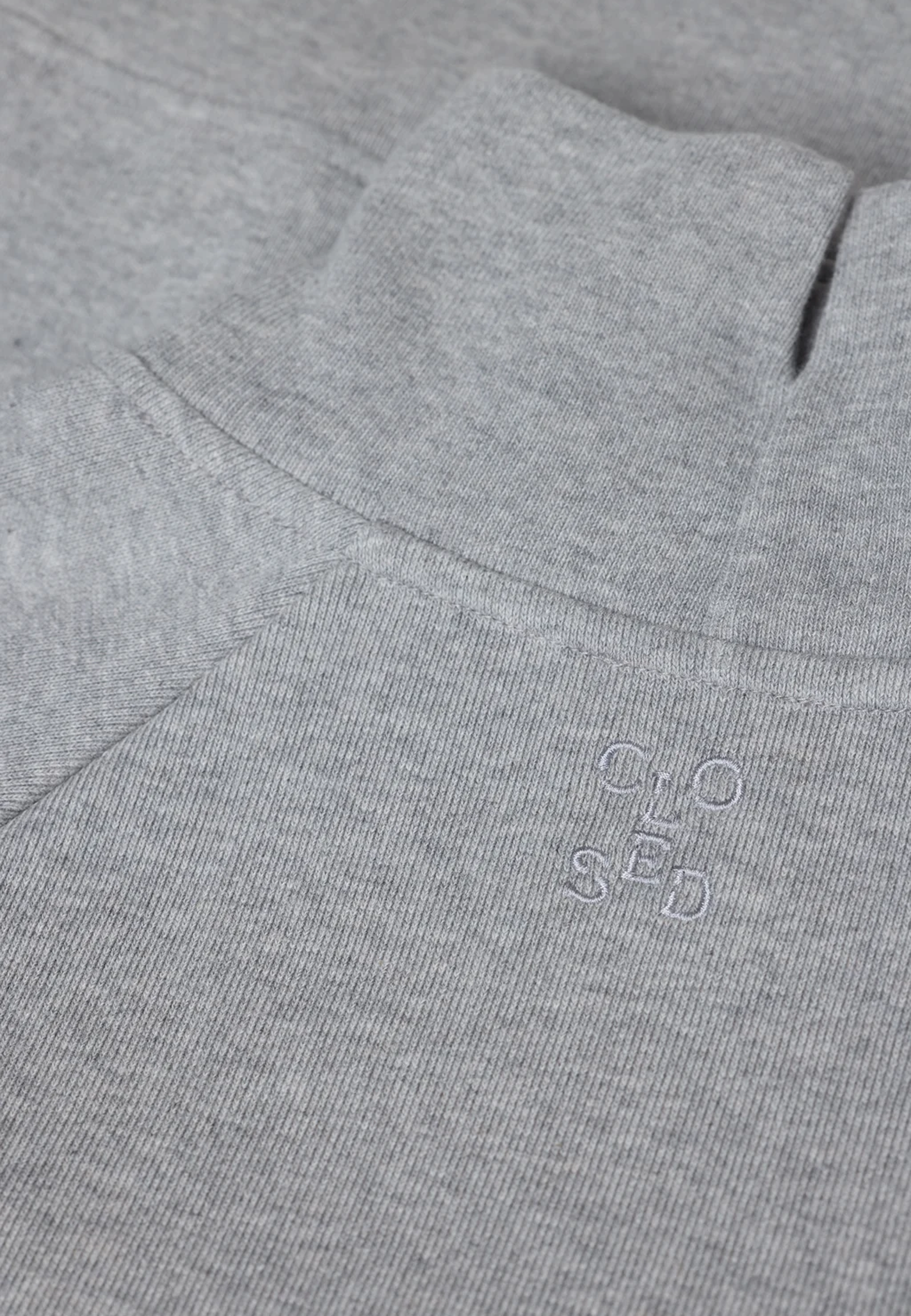 C95383 High Neck Sweatshirt | Light Grey Melange