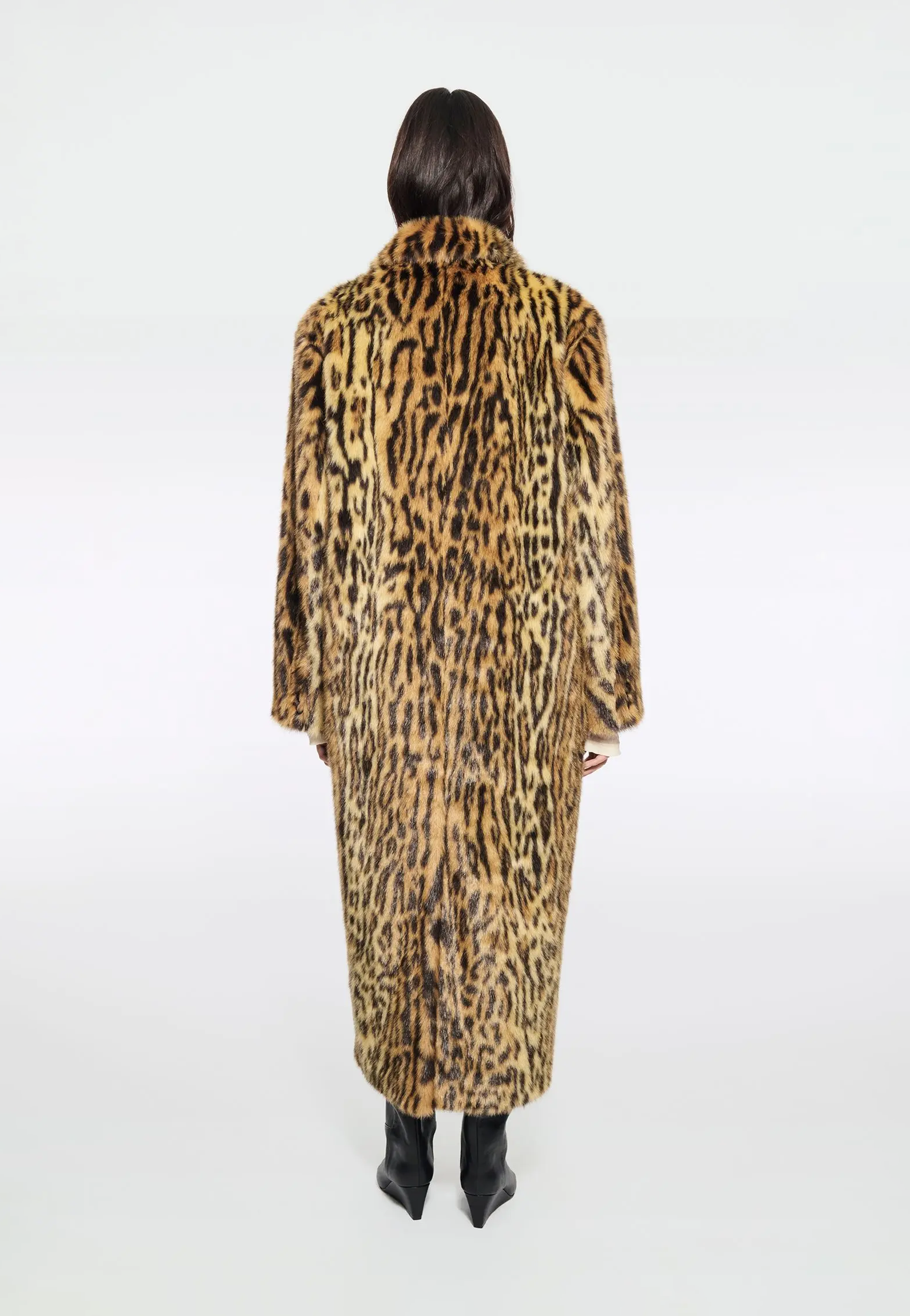 Marceline Fake Fur Mantel | Leo