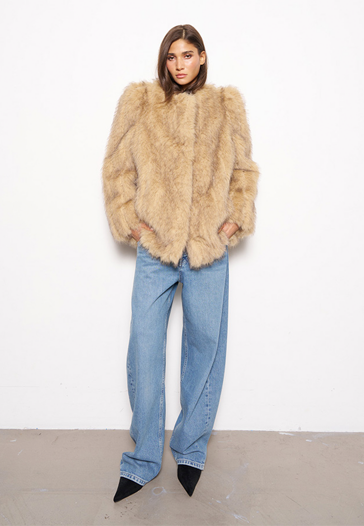 Sawyer Lace Jacke | Worn Cream