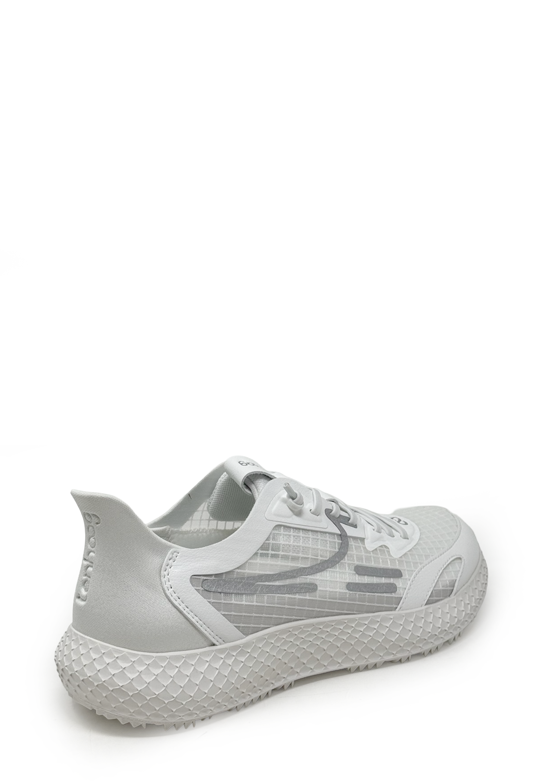 0025 Sneakers | White Silver