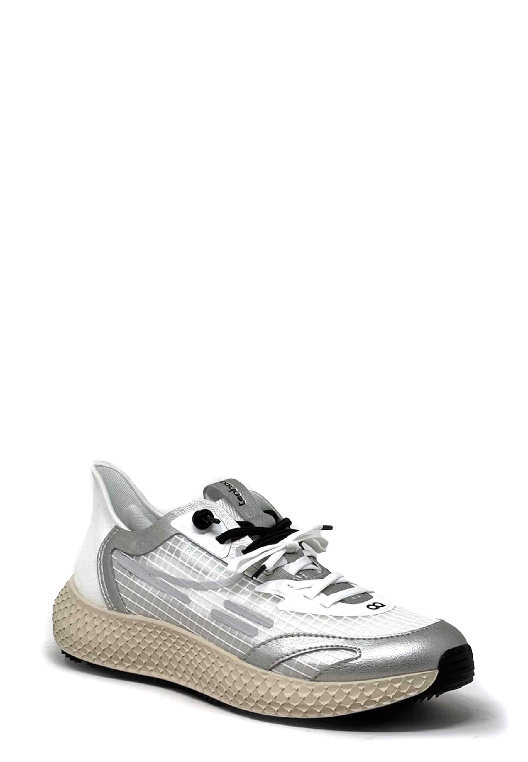 x Karo Kauer 0025 Sneaker | Silver Metal white