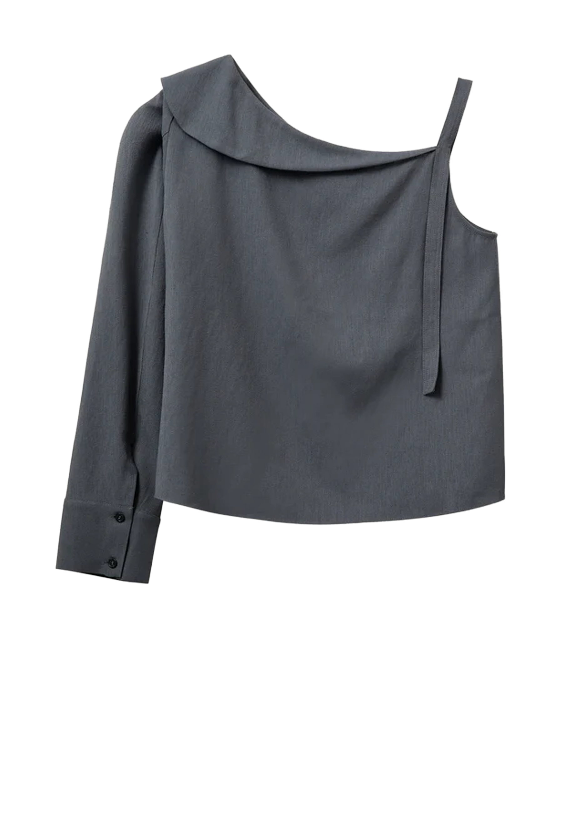 Andrea Asymmetrisches Top | Charcoal
