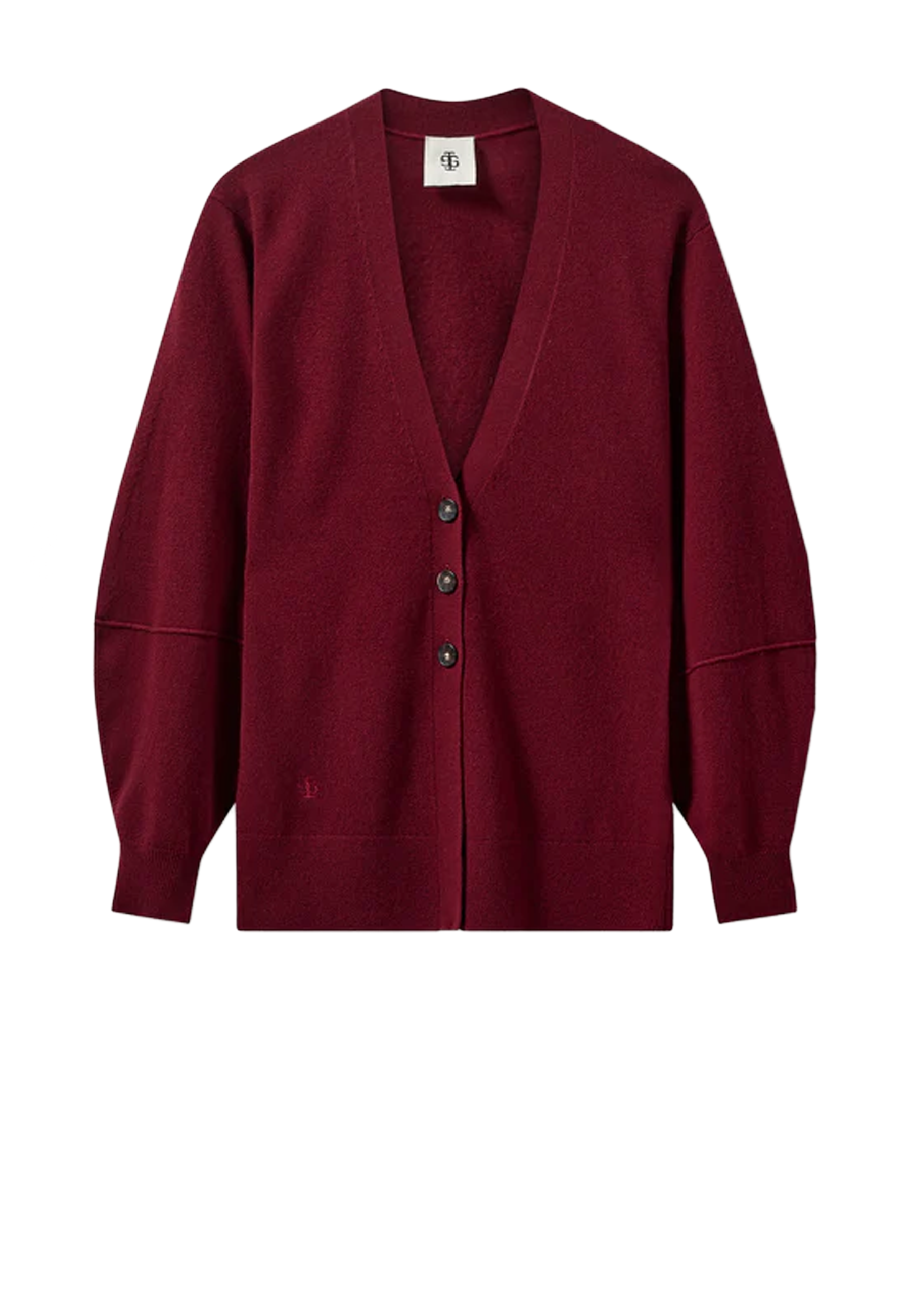 Como Cardigan | Bordeauxrød