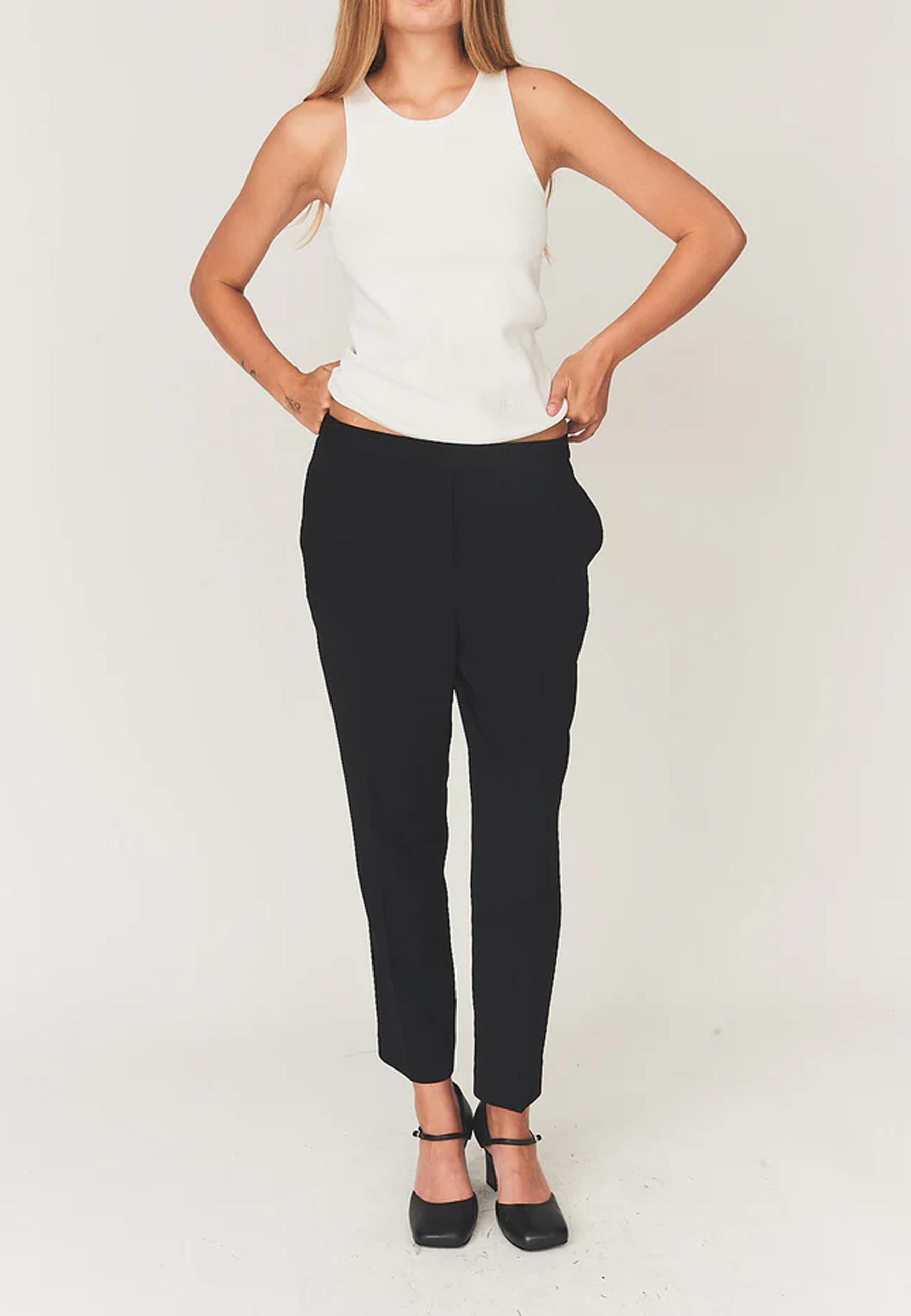 Crepe Pull On | Black