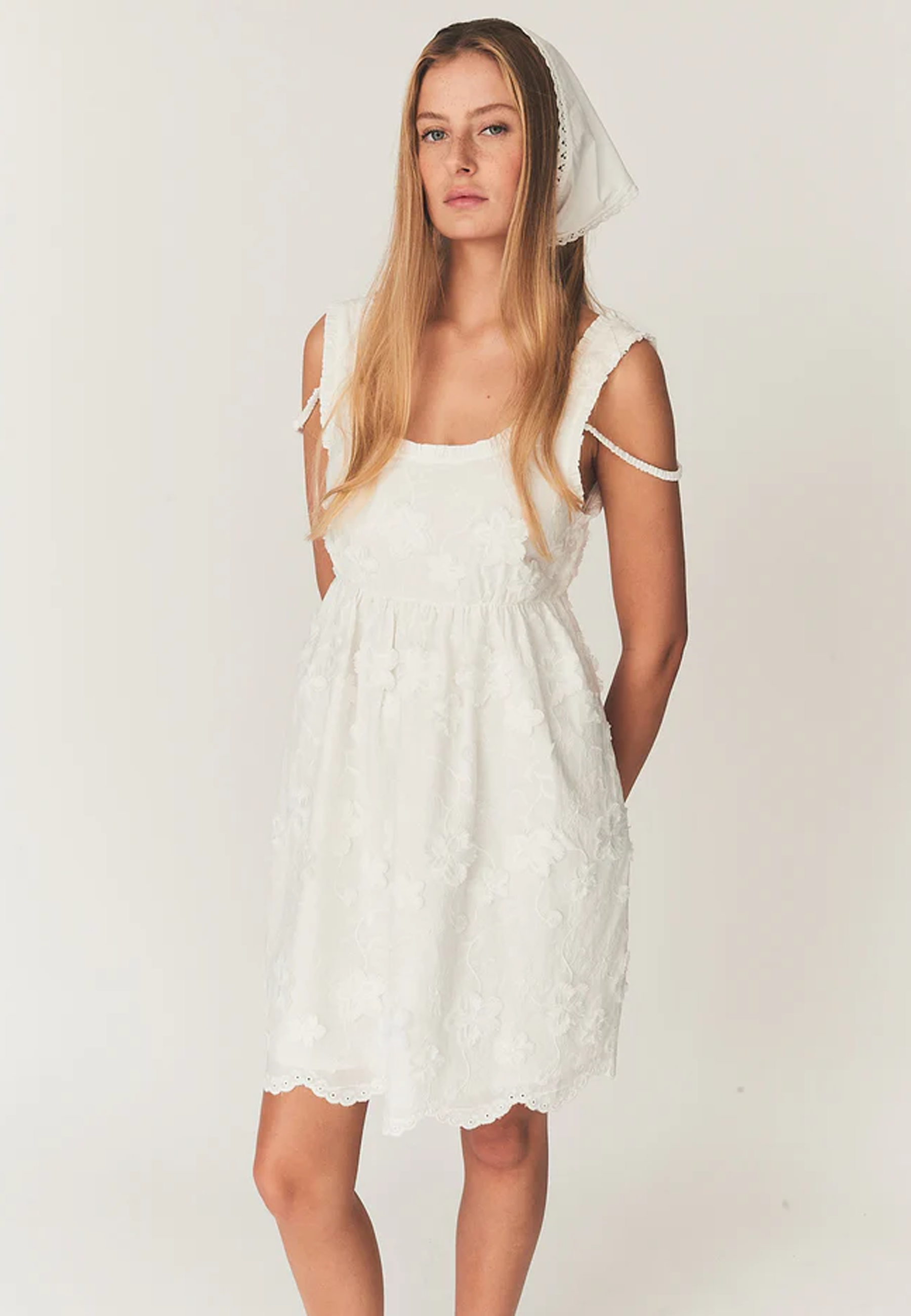 Fleur Bra Kleid | Cream