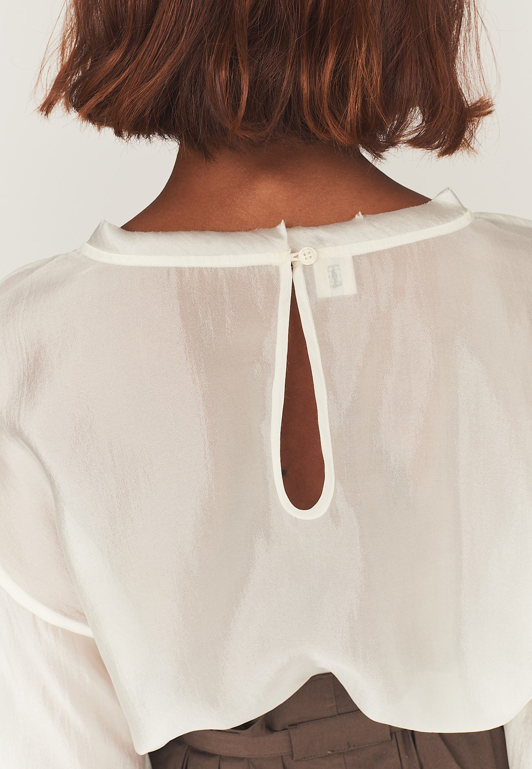 Gilian Deconstructed Bluse | Cream