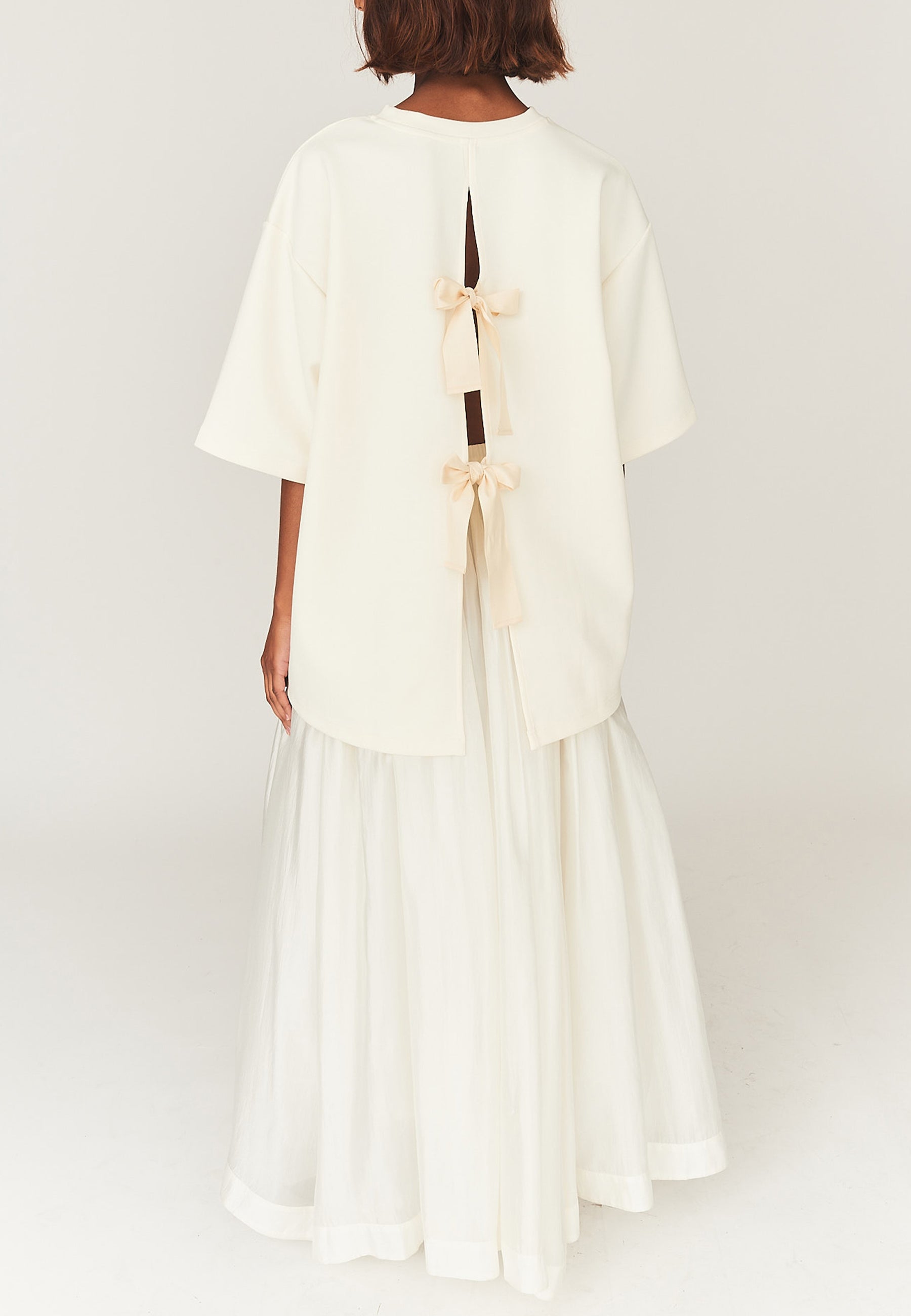 Gilian Volume Midirock | Cream