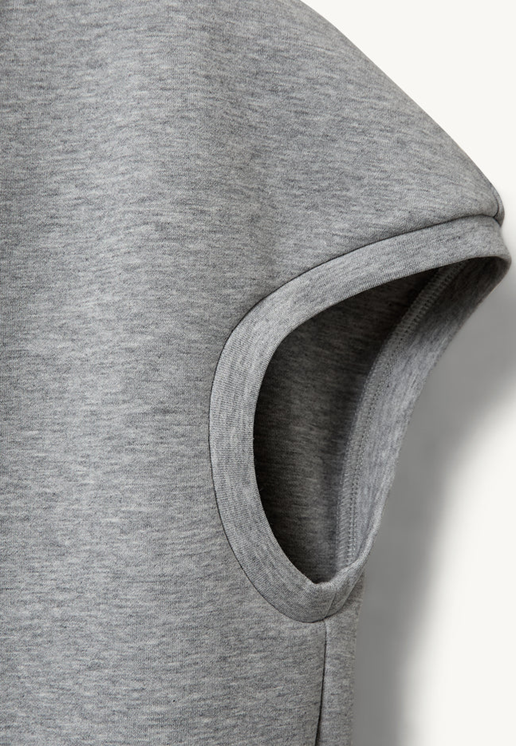 Glam Sweat T-Shirt | Grey Melange