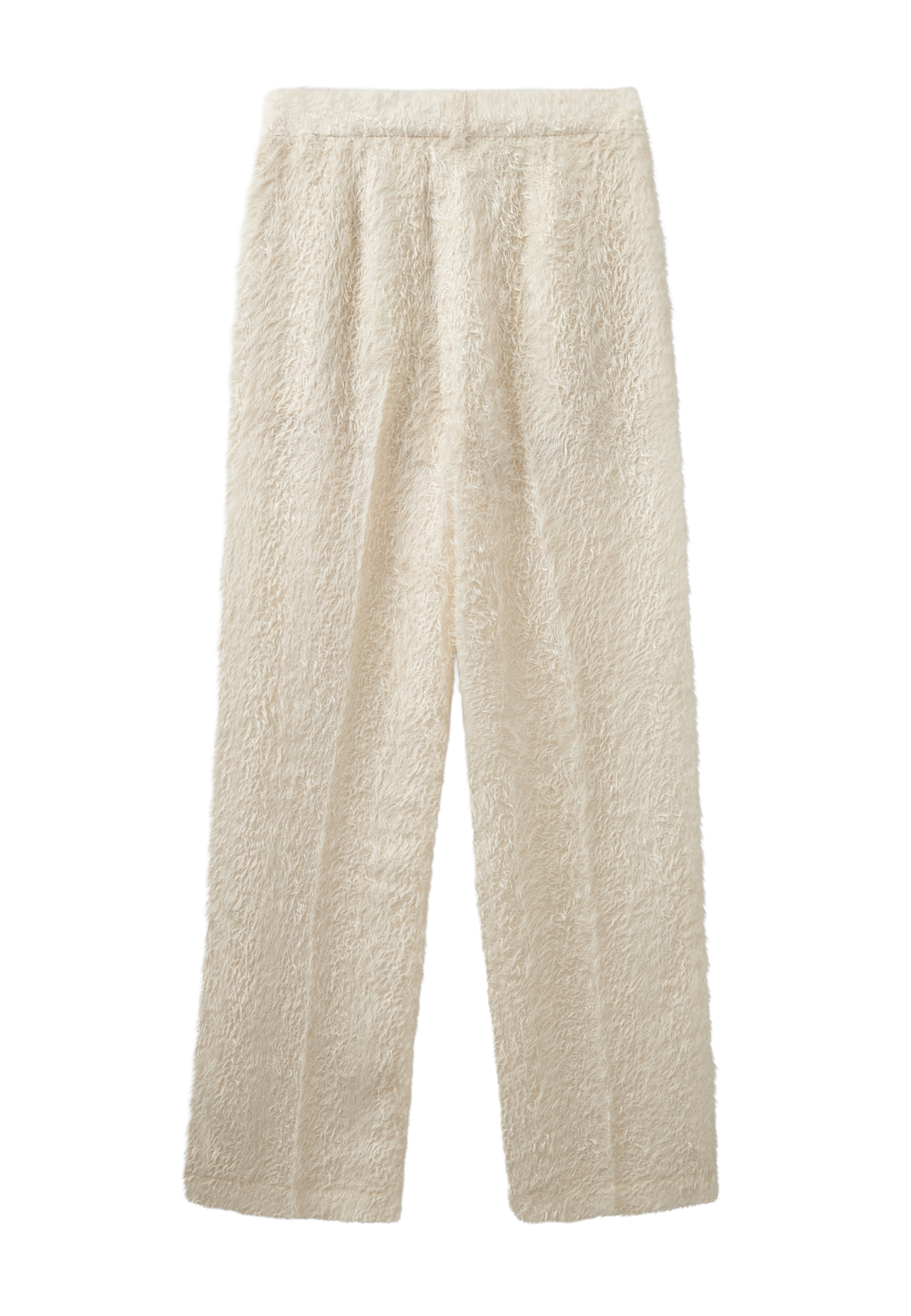 Lela plisserede bukser | Cremefarvet