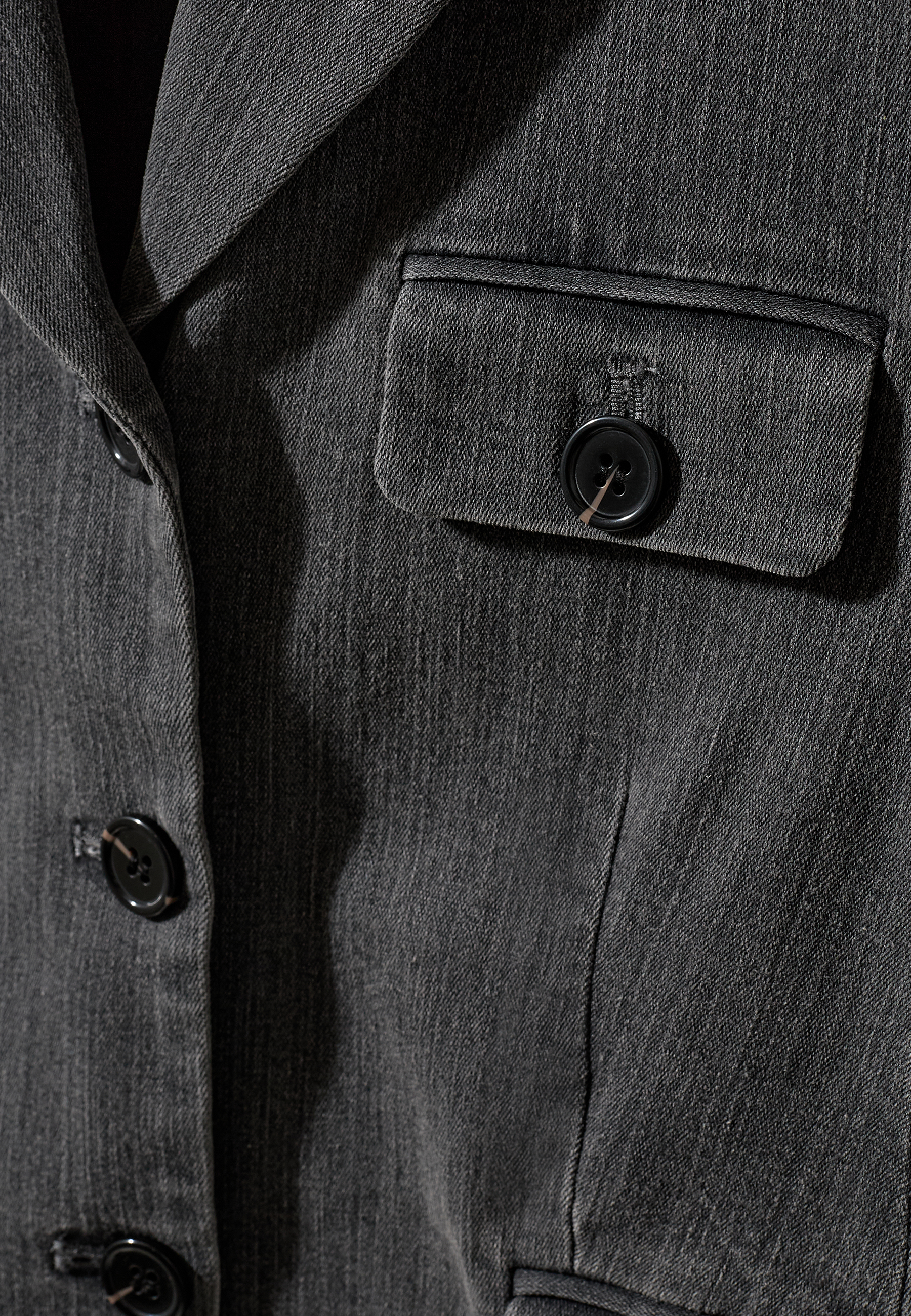 Merci Jeansjakke | Sort denim