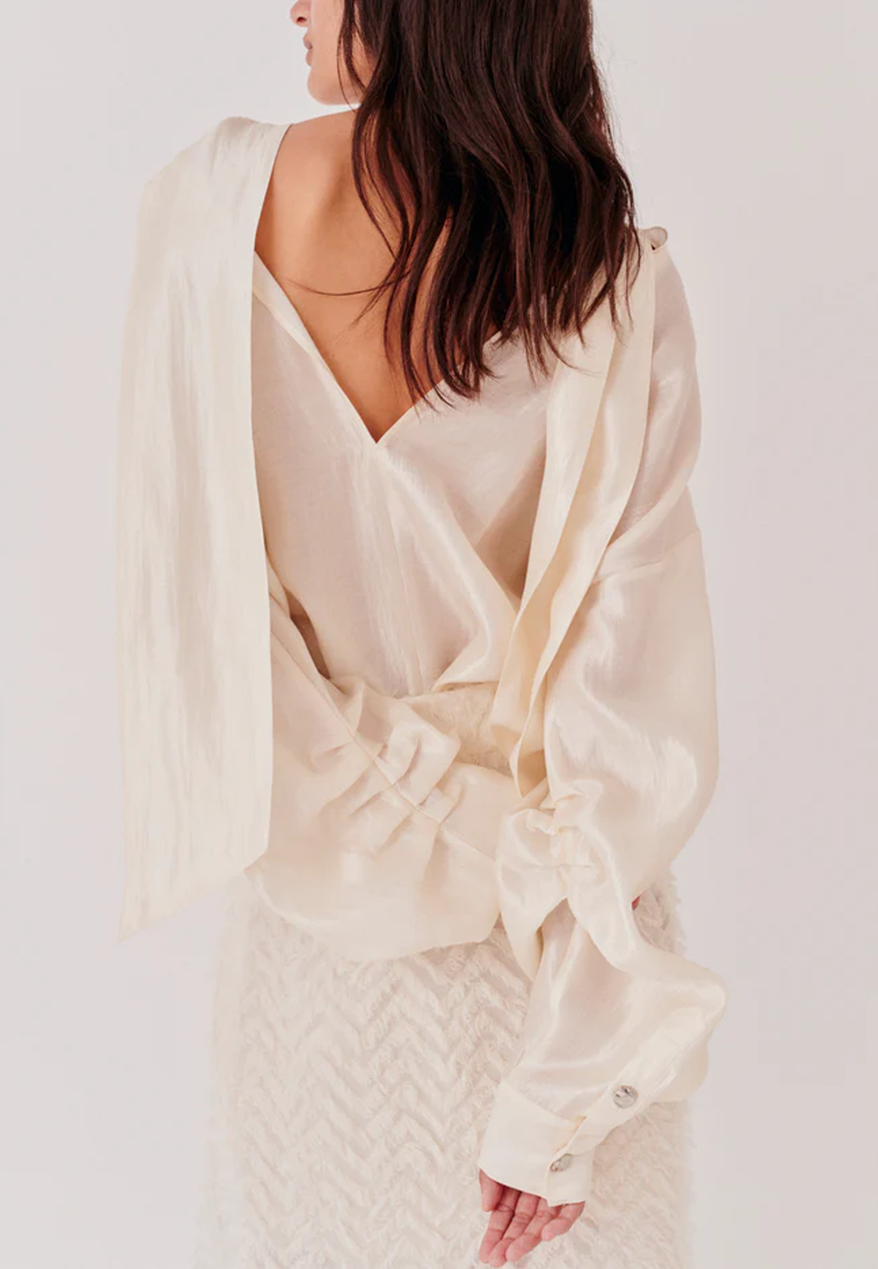 Porcha Bluse | Macadamia