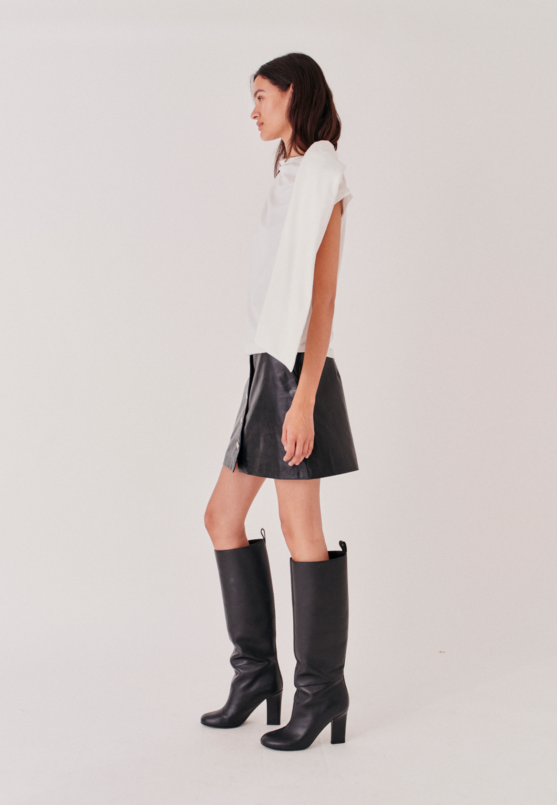 Tørklæde Vandfaldstop | Creme