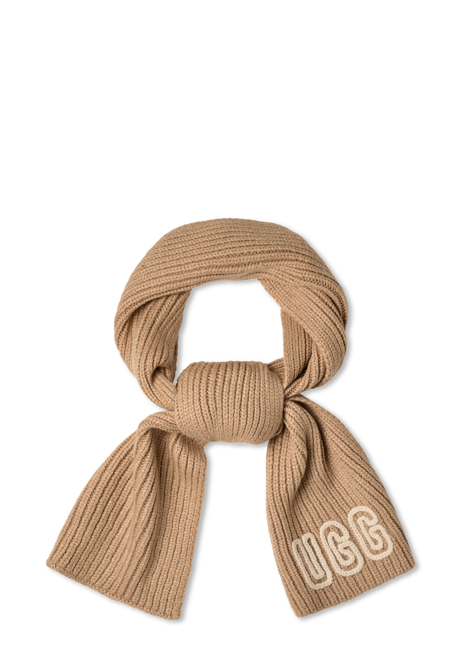 Chunky Crafted Rib Schal | White Pepper