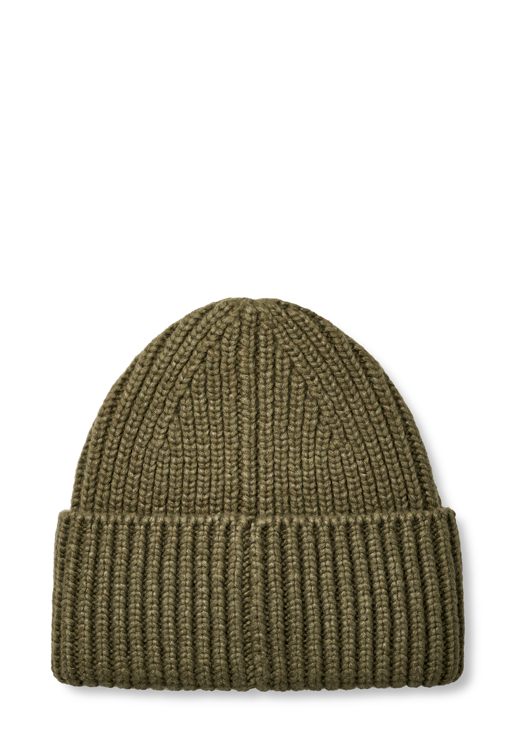 Chunky Rib Beanie | Burnt Olive