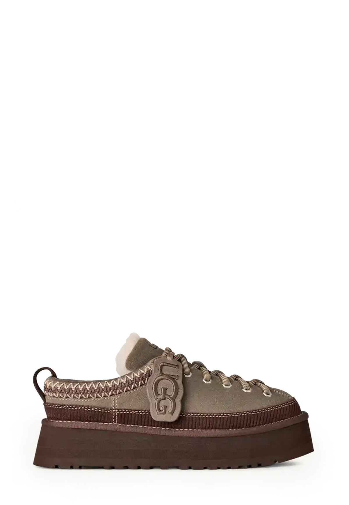 Heritage Lace-Up Slipper | Dried Oregano