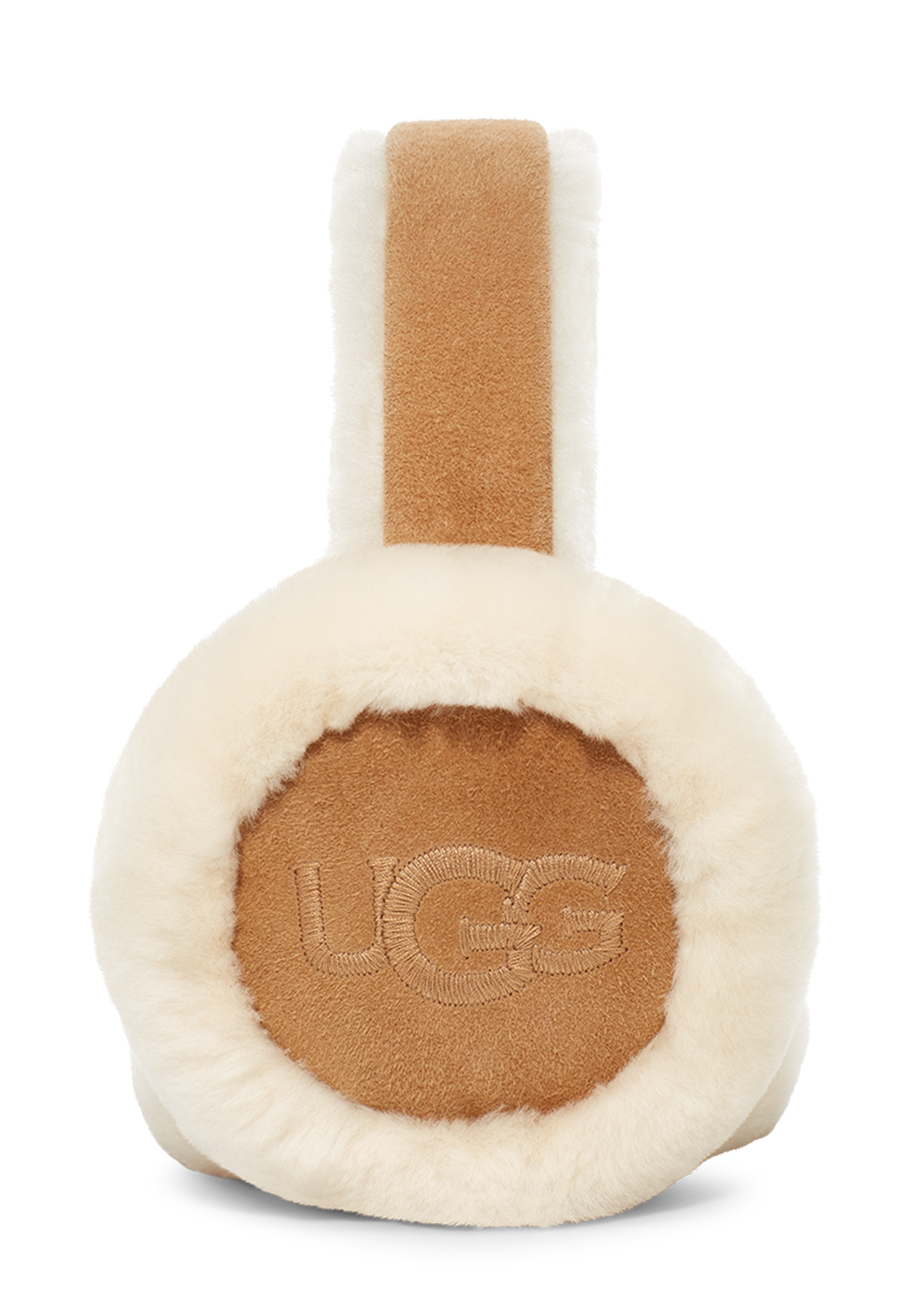 Sheepskin Embroidery Ohrschützer | Camel