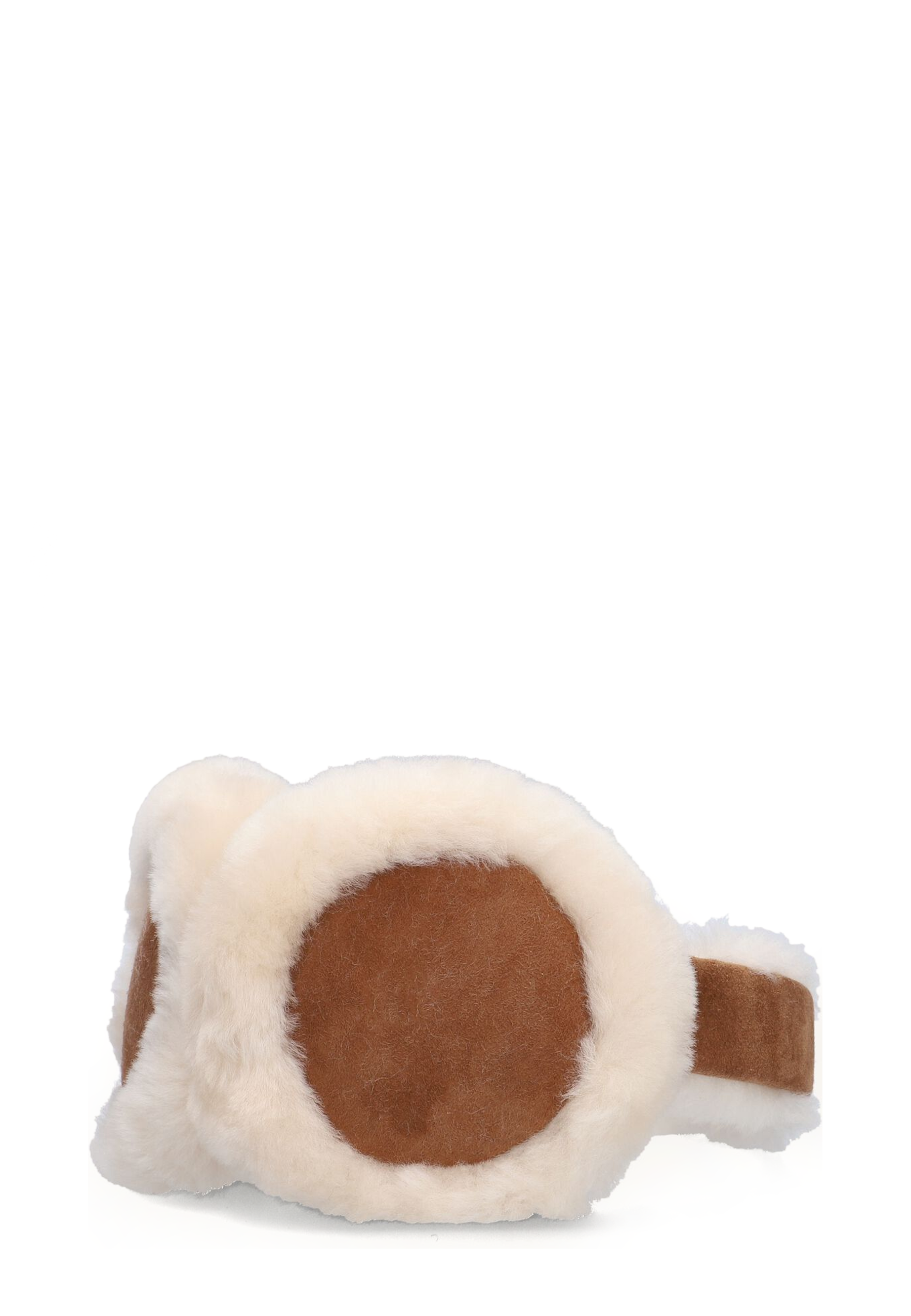 Trådløse hovedtelefoner i fåreskind | Kastanje