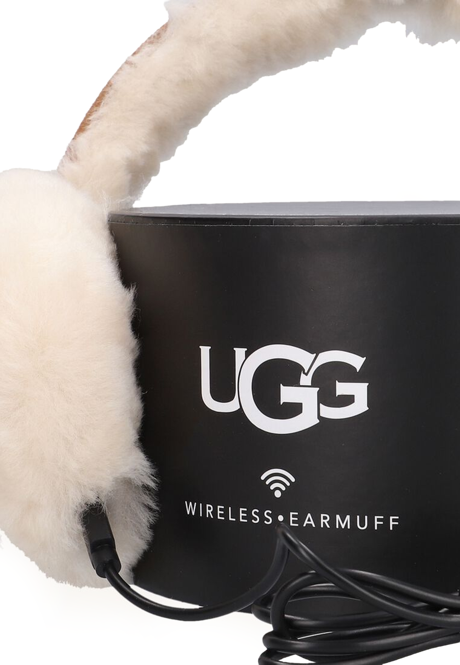 Trådløse hovedtelefoner i fåreskind | Kastanje