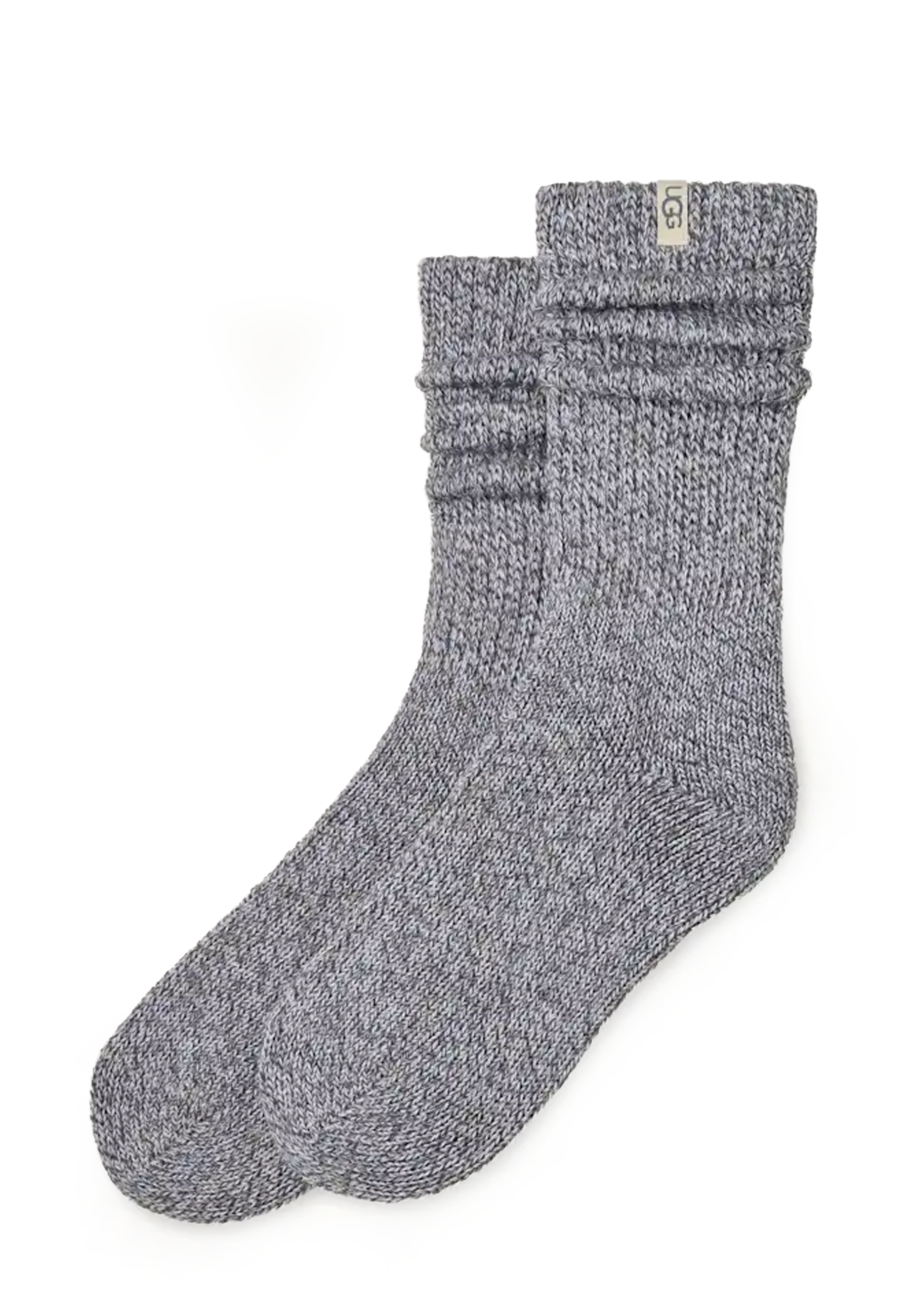 Tyla Slouchy Crew Socke | Grey Heather