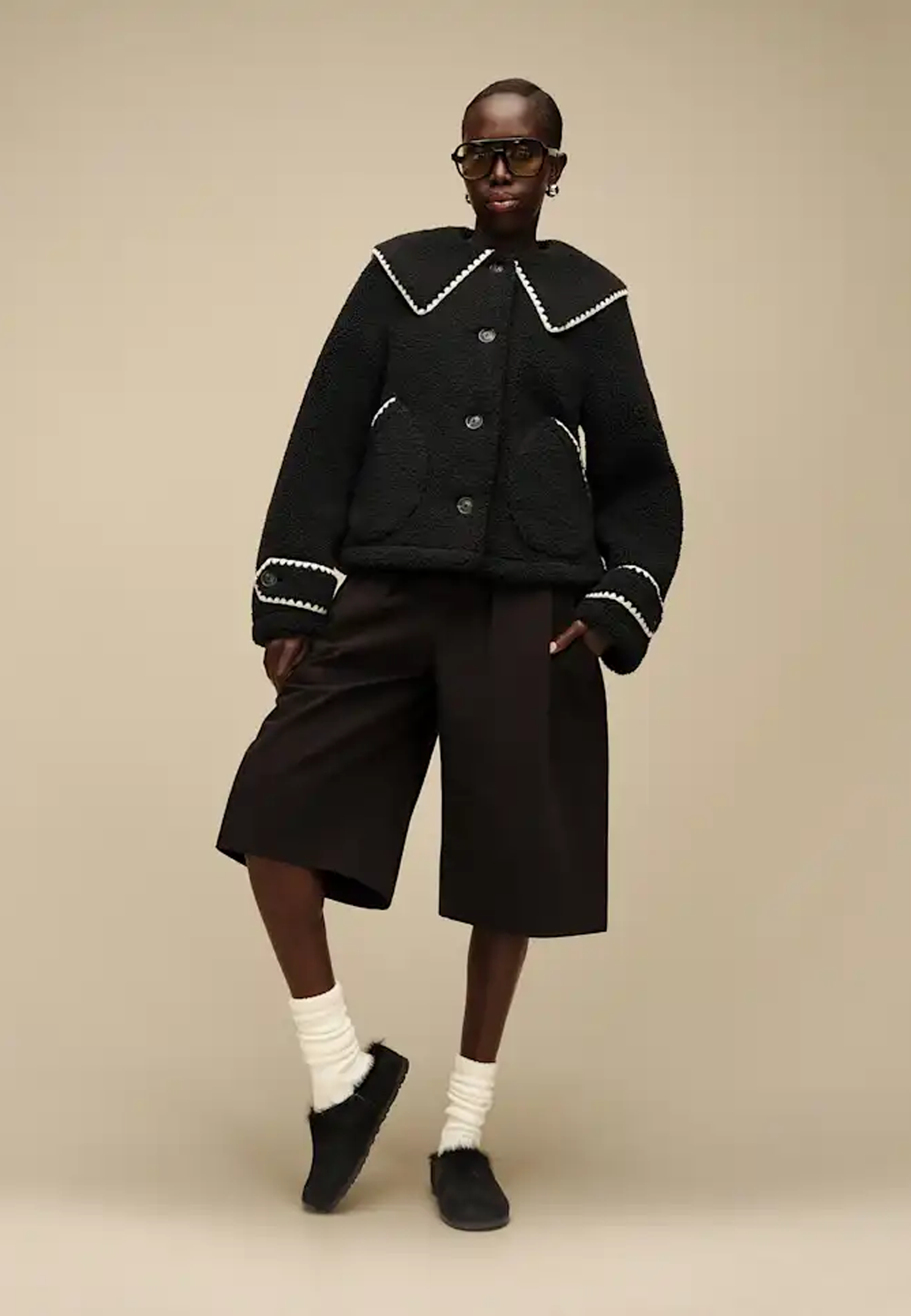 Tyla Slouchy Crew Socke | Nimbus