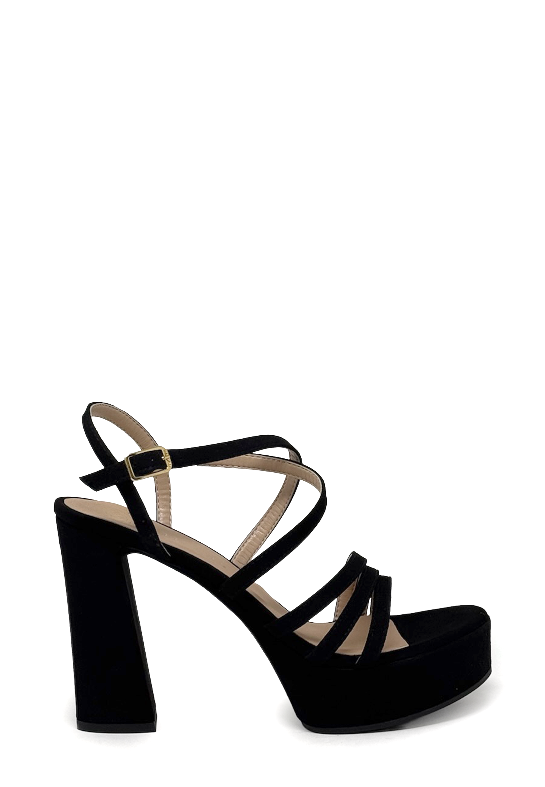 Vania Heel Sandale | Black