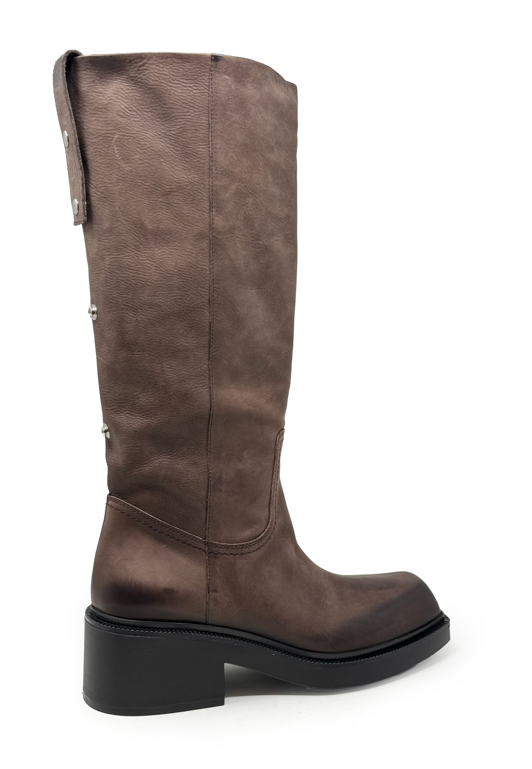1H4154D Langschaftboot | Dark Brown
