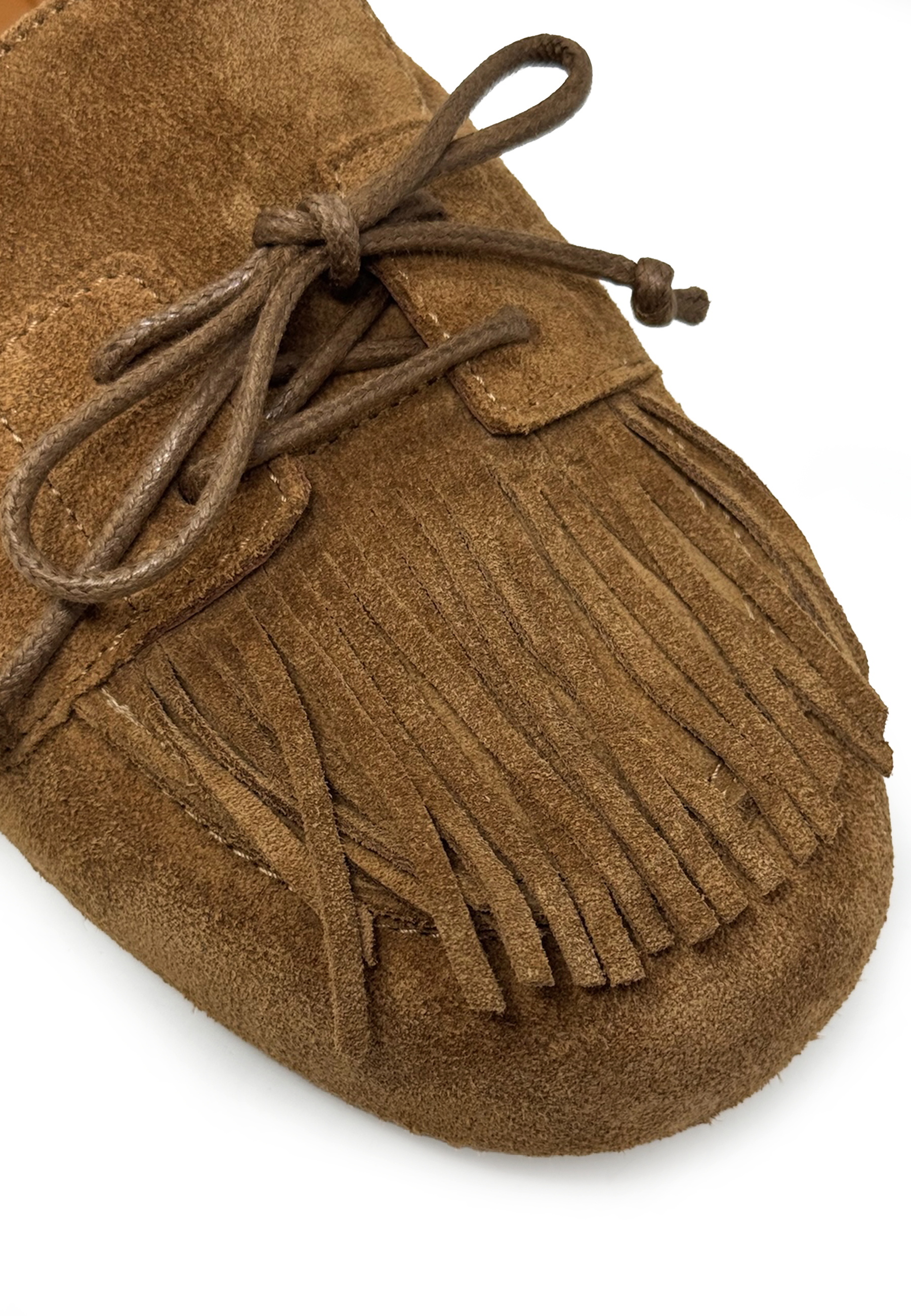 1K5252D Fransen Bootsschuh | Steppe