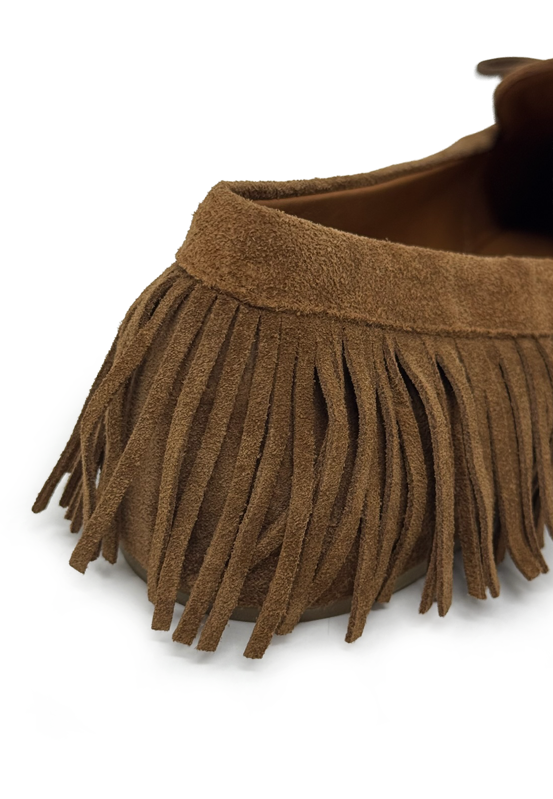 1K5252D Fransen Bootsschuh | Steppe