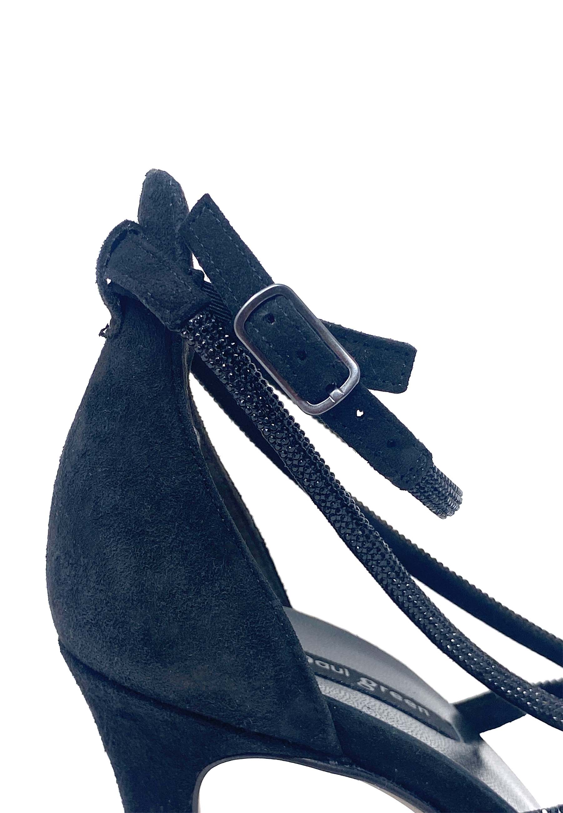 6040 Highheel Sandale | Schwarz